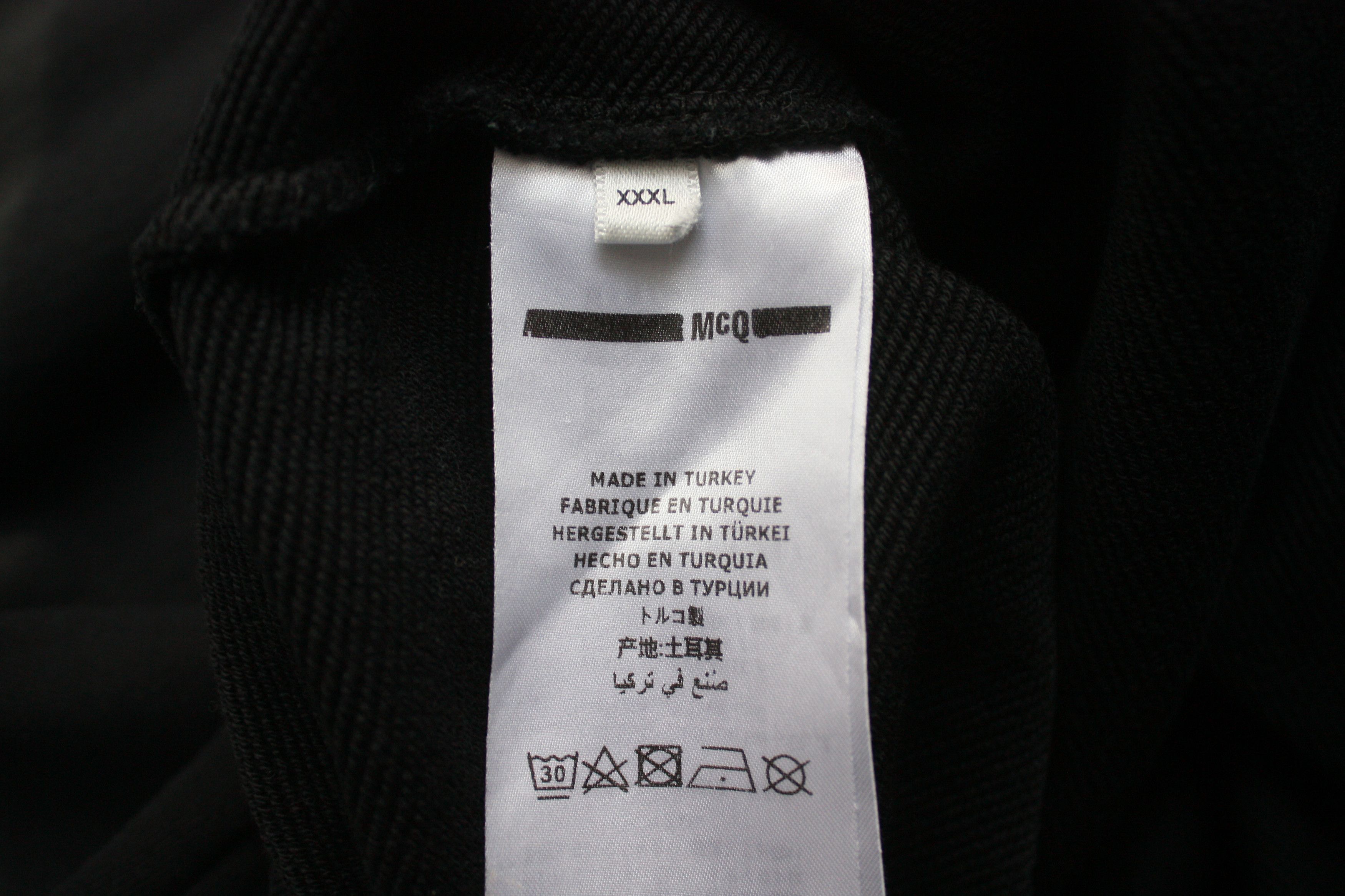 MCQ Alexander McQueen Black MCQ Hoodie Size US XL / EU 56 / 4 - 5 Thumbnail