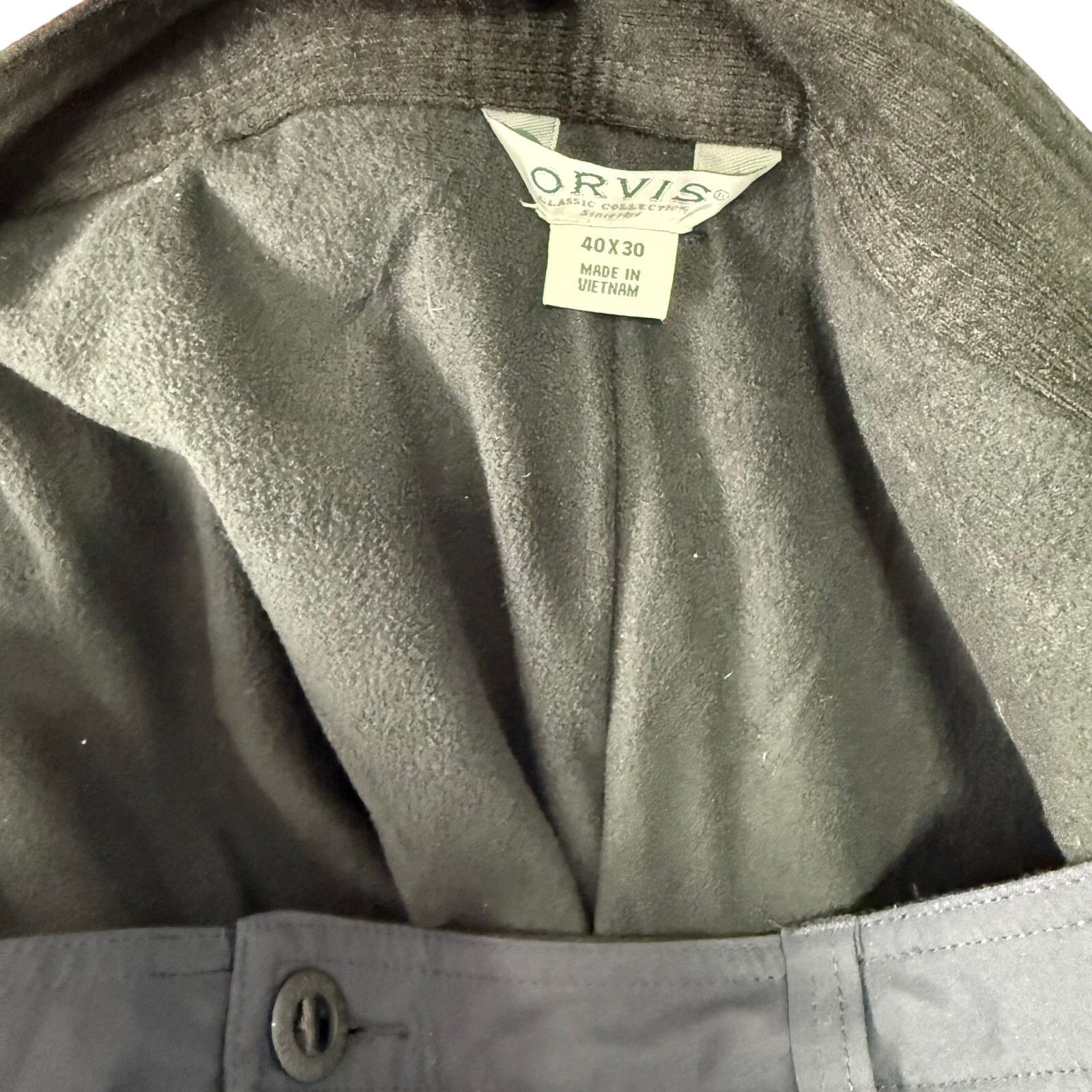 Orvis Orvis Men’s Traveler’s Pants 40X30 Fleece Lined NWOT # G623 Size US 40 / EU 56 - 6 Thumbnail
