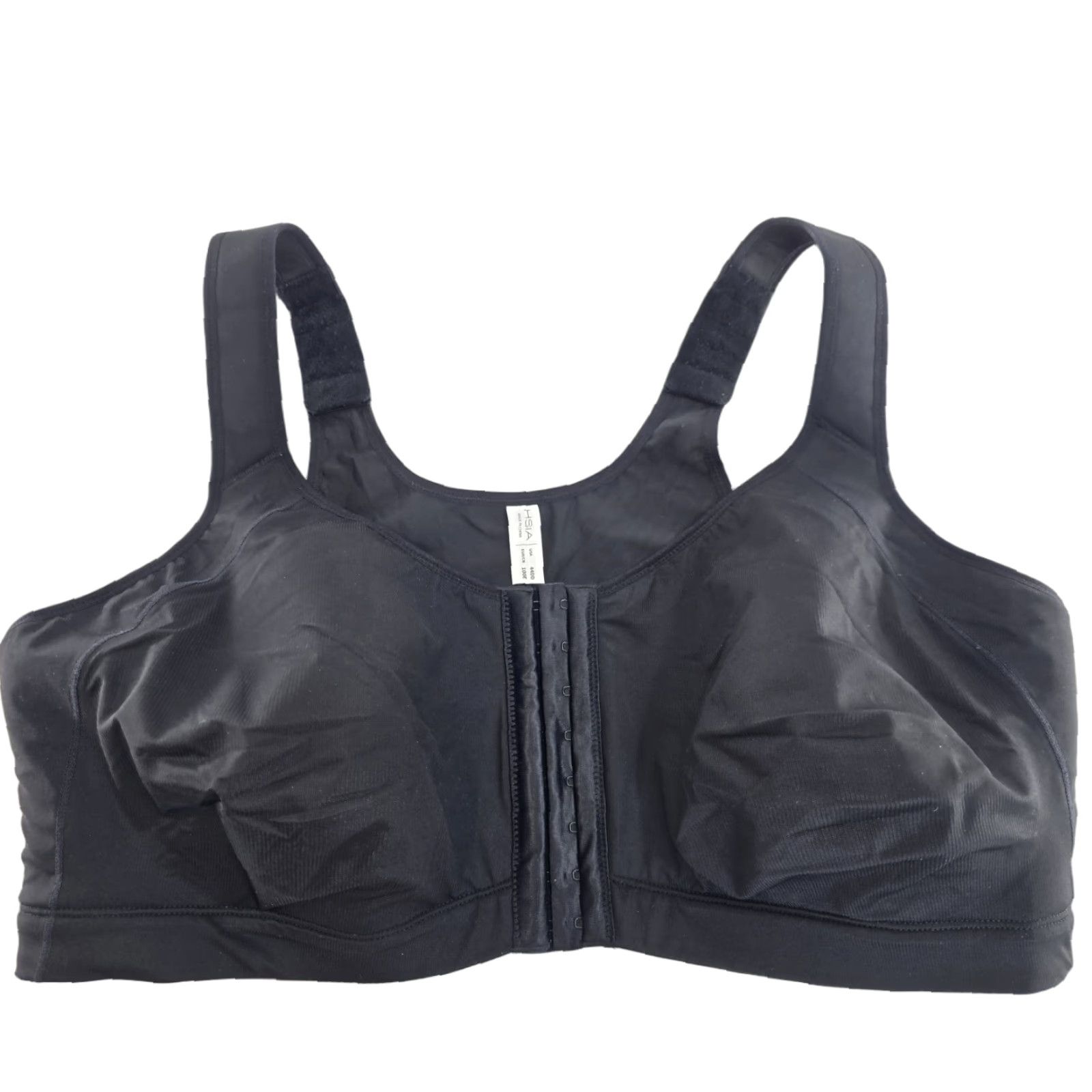 Vintage HSIA Posture Bra - Wireless Front Closure - Black - Size 44DD - NWT Size ONE SIZE - 1 Thumbnail