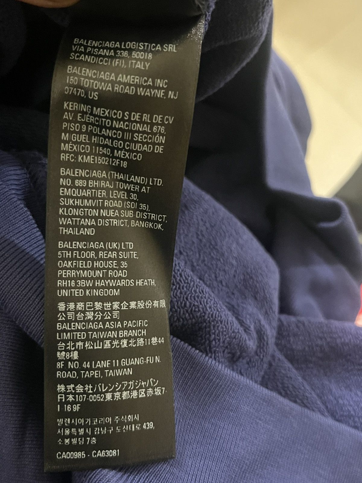 Balenciaga Balenciaga Campaign Hoodie Sz S Size US S / EU 44-46 / 1 - 16 Thumbnail