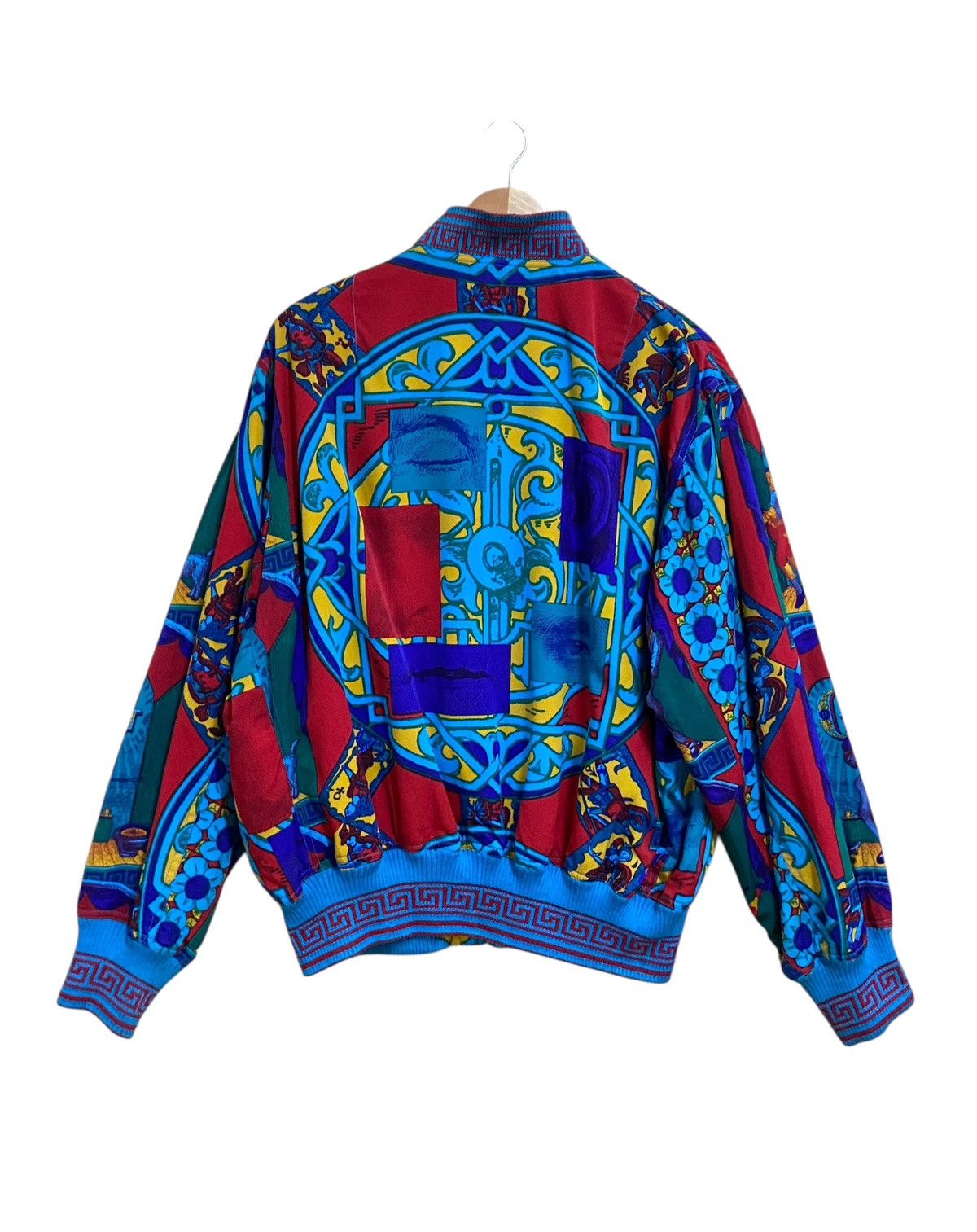 Vintage Rare Vintage Brand Grass Men Full Print Silk Jacket 1990s Size US L / EU 52-54 / 3 - 2 Thumbnail