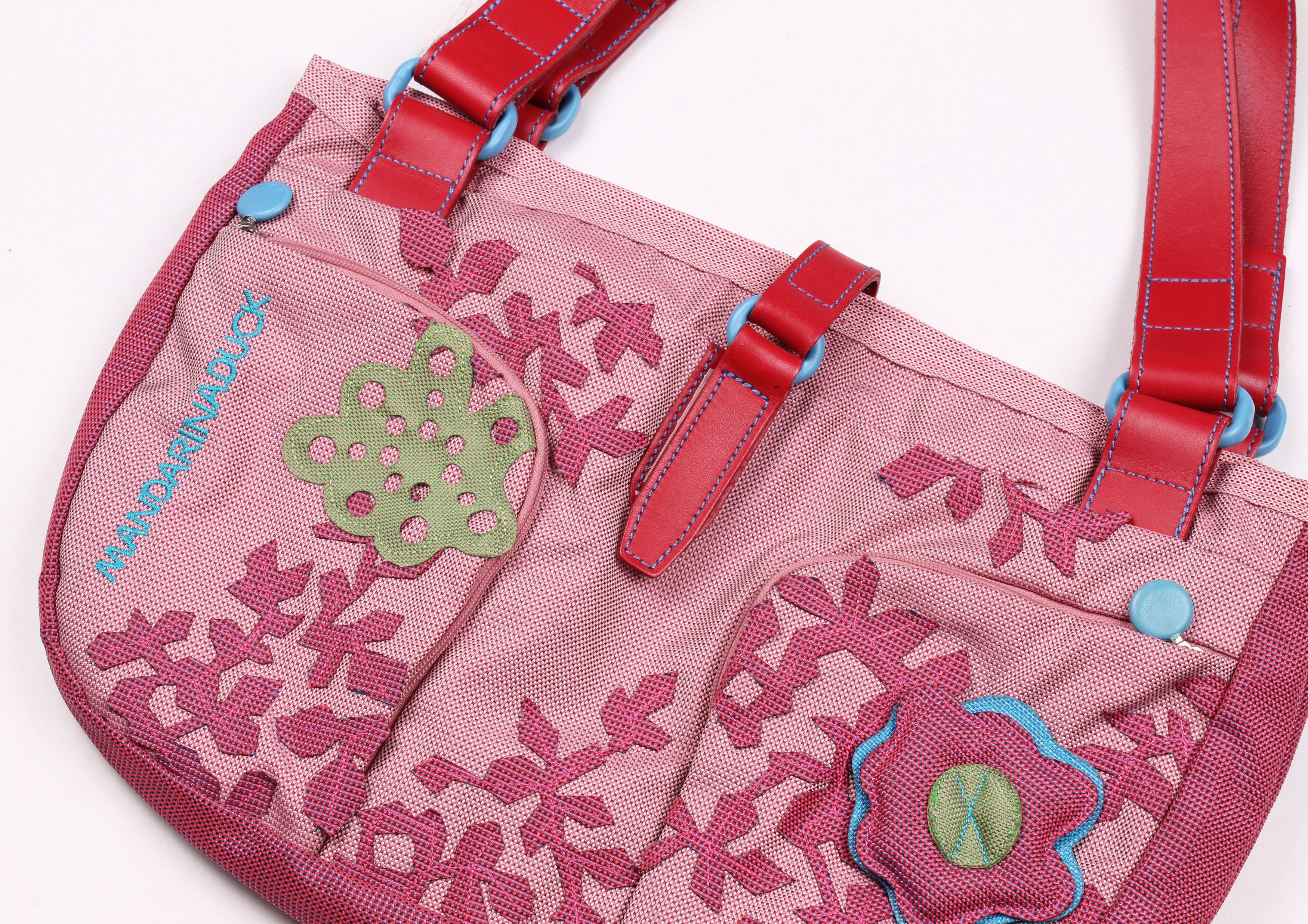 Mandarina Duck × Vintage Vintage Mandarina Duck Y2K Kidcore Applique Shoulder Bag Size ONE SIZE - 2 Thumbnail
