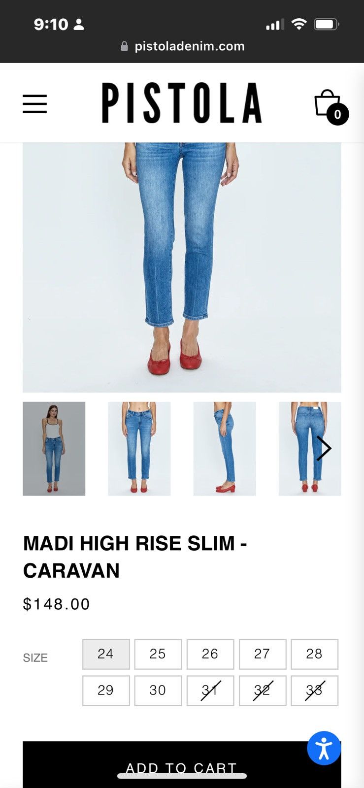 Pistola Pistola Jean Size 25" / US 0 / IT 36 - 9 Thumbnail