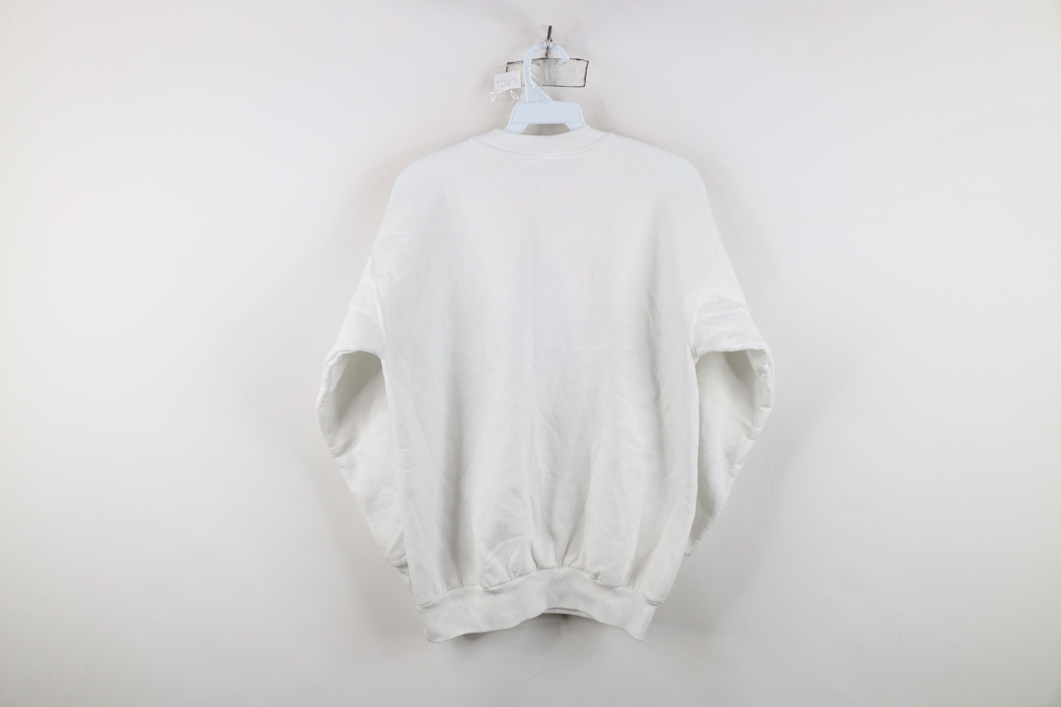 Vintage Vintage 90s Dog Puppy Christmas Wreath Sweatshirt White Size M / US 6-8 / IT 42-44 - 8 Thumbnail