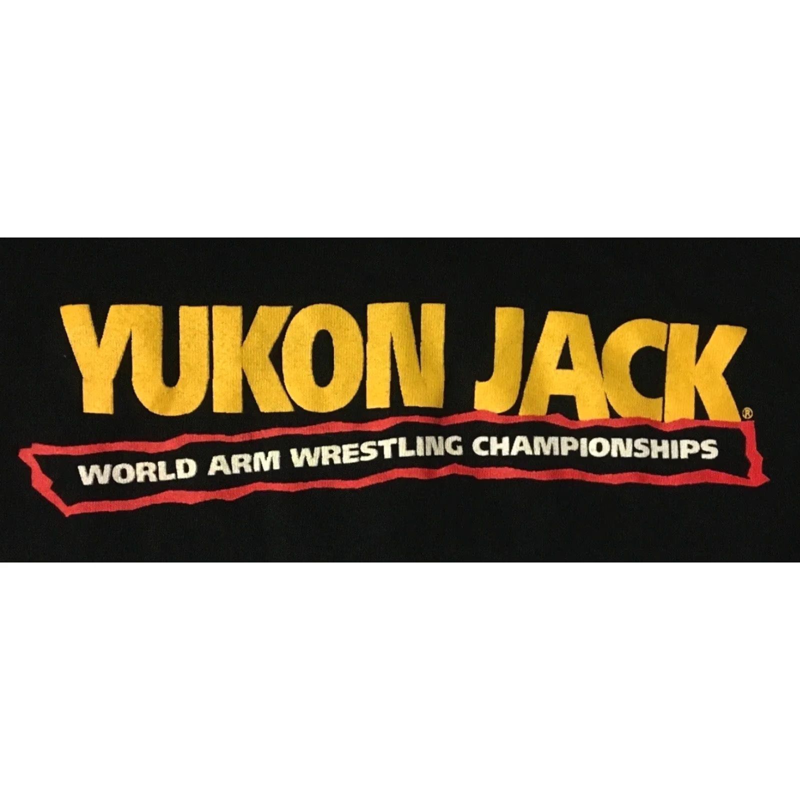 Vintage VINTAGE Yukon Jack Beer Arm Wrestling Championship Shirt XL Black Mens T-Shirt 90s Grunge Harley Humour Badass USA Size US XL / EU 56 / 4 - 4 Thumbnail