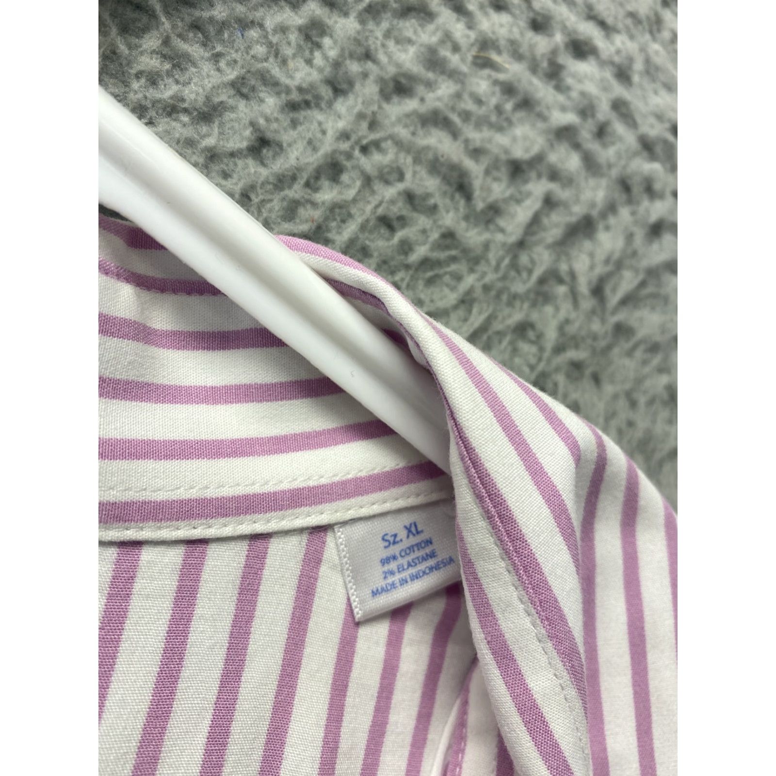 Southern Tide Southern Tide Button-Up Shirt Adult XL Pink White Striped Casual Mens Size US XL / EU 56 / 4 - 6 Thumbnail