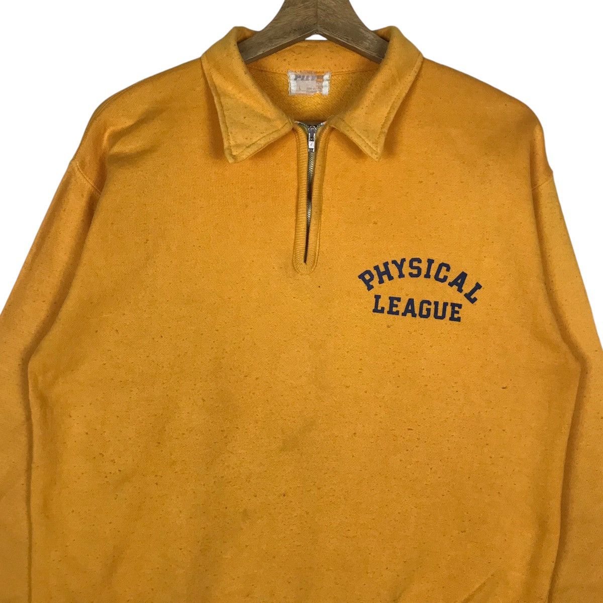 Vintage Vintage Physical League Quarter Zip Pullover Jumper Size US L / EU 52-54 / 3 - 2 Thumbnail