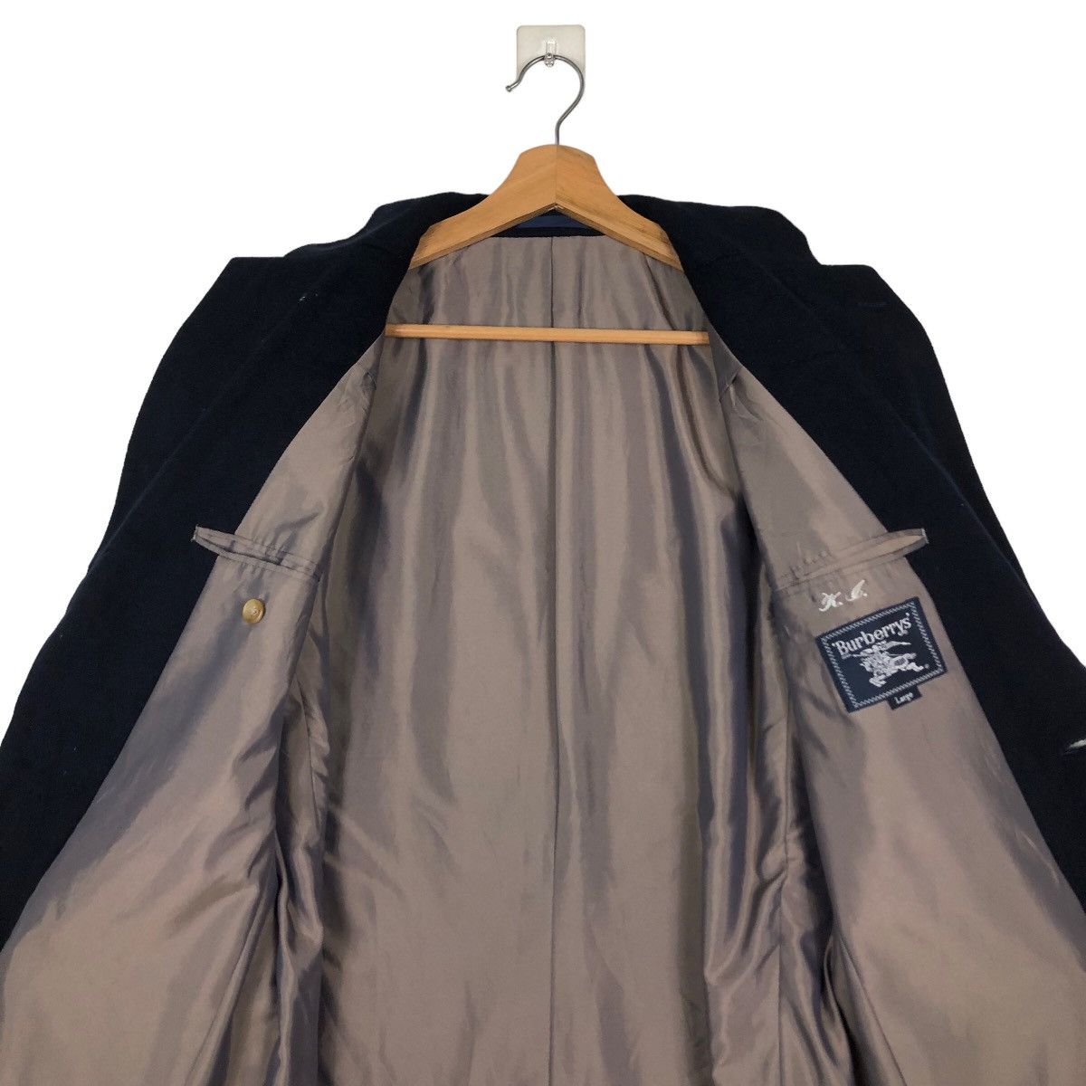 Burberry 🔥Vintage Wool Jacket Chore Burberrys Double Breast Size US L / EU 52-54 / 3 - 14 Thumbnail