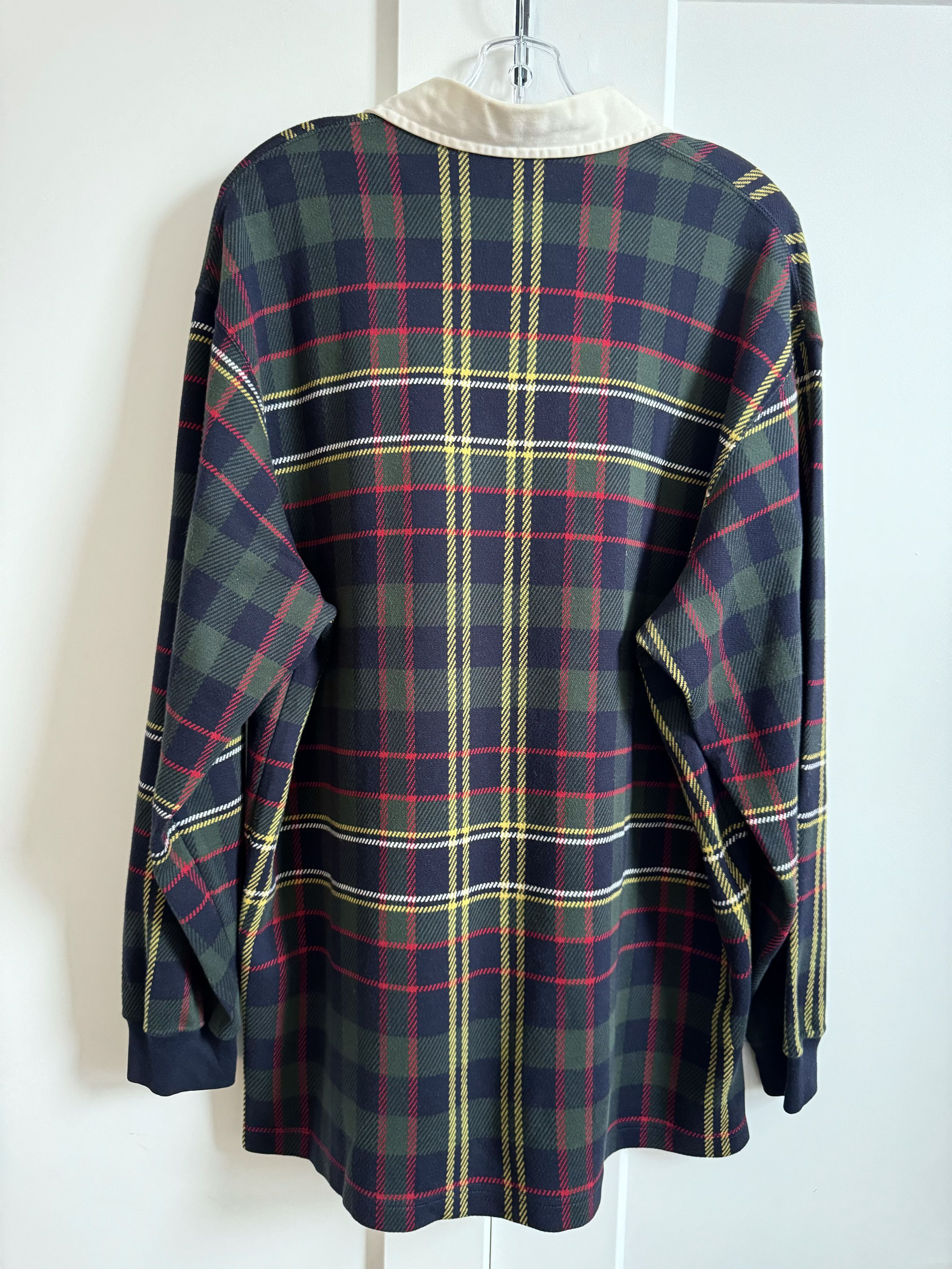 Polo Ralph Lauren Vintage Polo Ralph Lauren Plaid Rugby Shirt. Size Large. Size US L / EU 52-54 / 3 - 7 Thumbnail