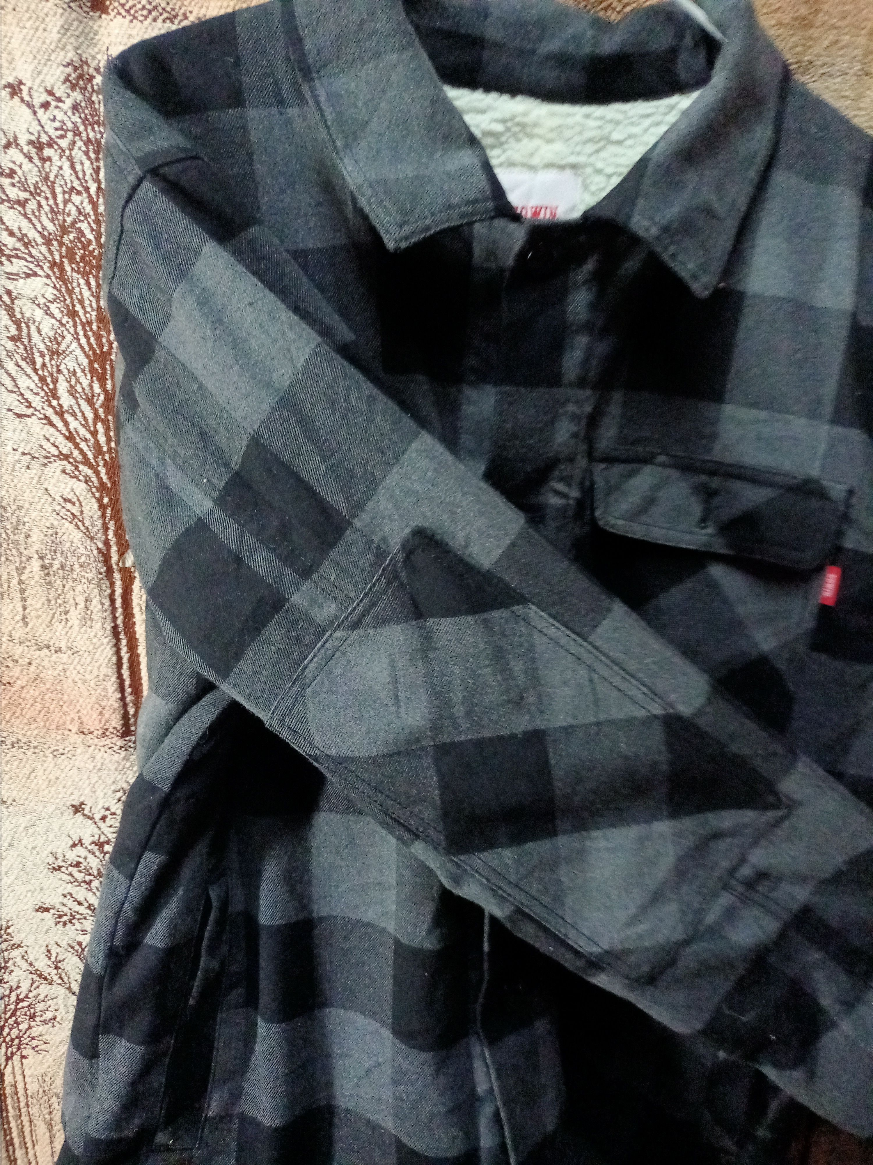 Edwin × Japanese Brand EDWIN FLANEL SHERPA BUTTON SHIRT Size US M / EU 48-50 / 2 - 8 Thumbnail