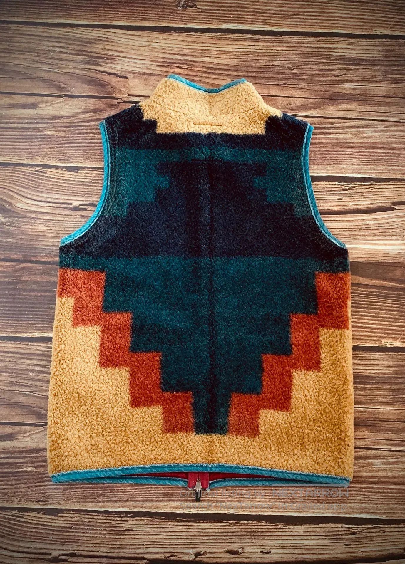 RRL Ralph Lauren gypsy sons wool vest with Navajo pattern. Size US M / EU 48-50 / 2 - 2 Thumbnail