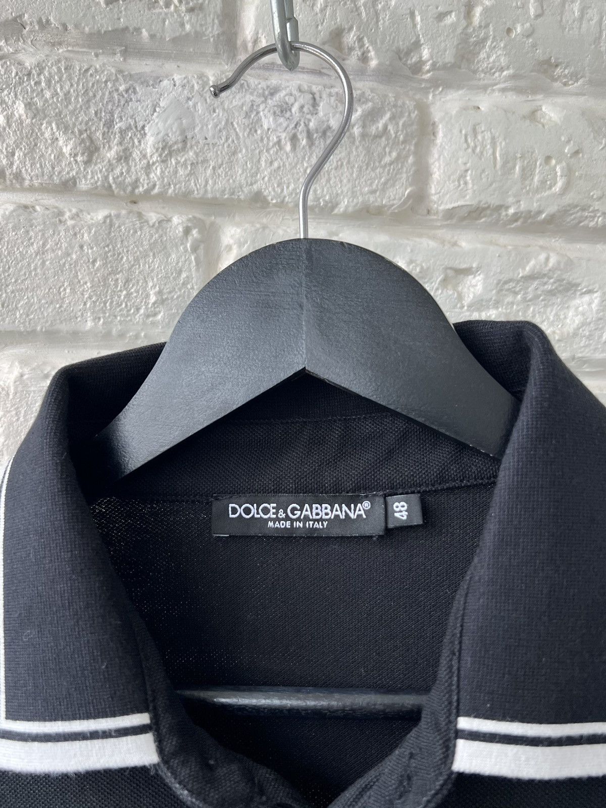 Dolce & Gabbana Dolce&Gabbana Black Polo Shirt Size US M / EU 48-50 / 2 - 3 Thumbnail