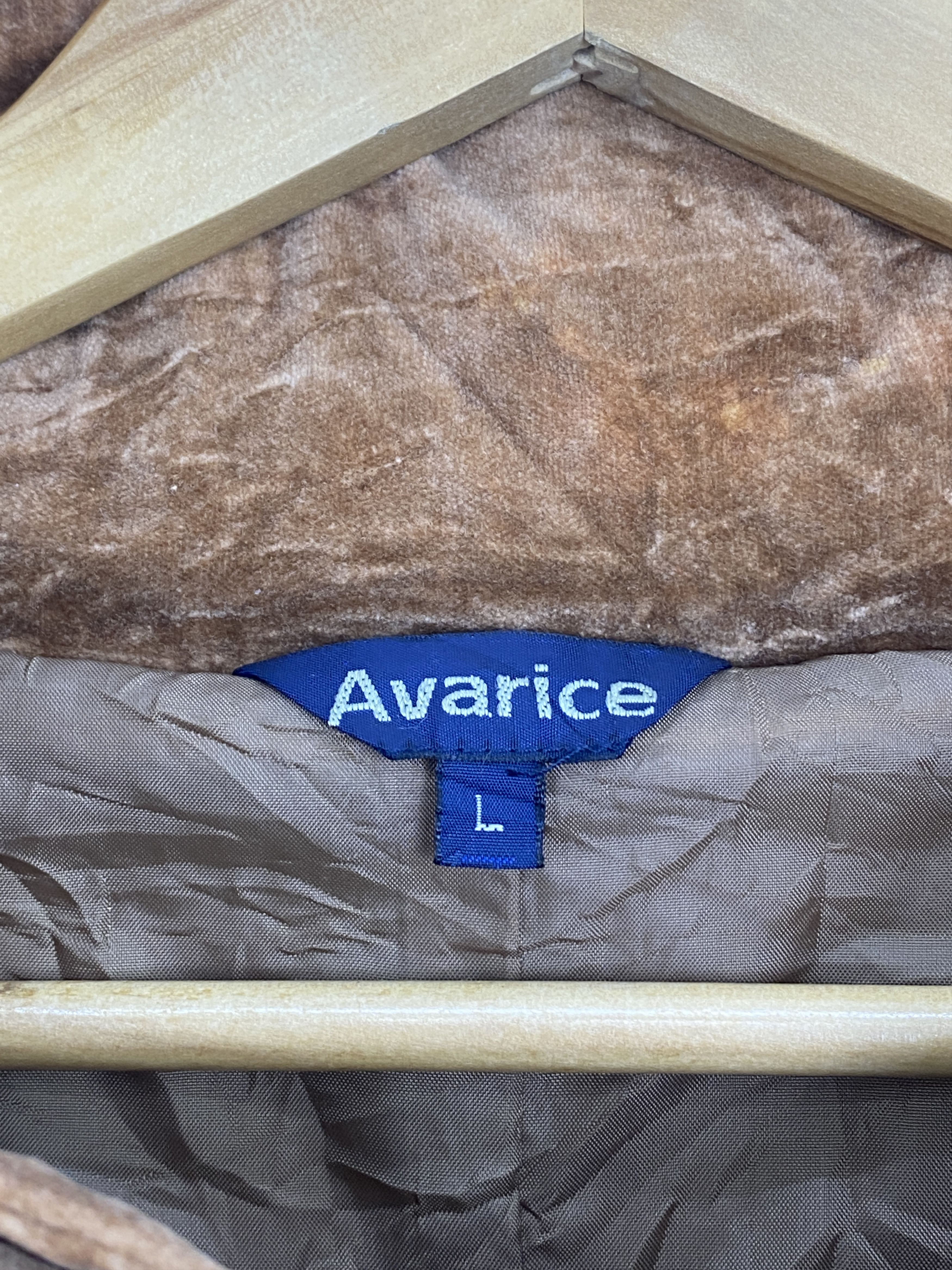 If Six Was Nine Vintage Avarice Full Zipper Velvet Brown Jacket JA0046 Size L / US 10 / IT 46 - 5 Thumbnail