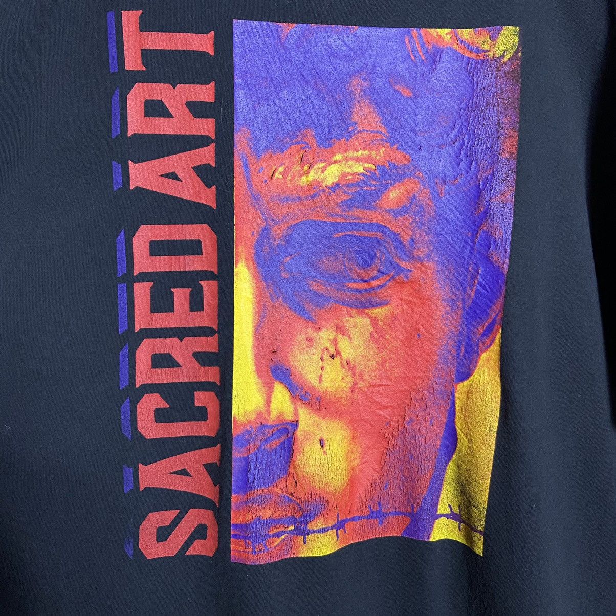 Vintage Vintage Scared Art T-Shirt Size US XL / EU 56 / 4 - 3 Thumbnail