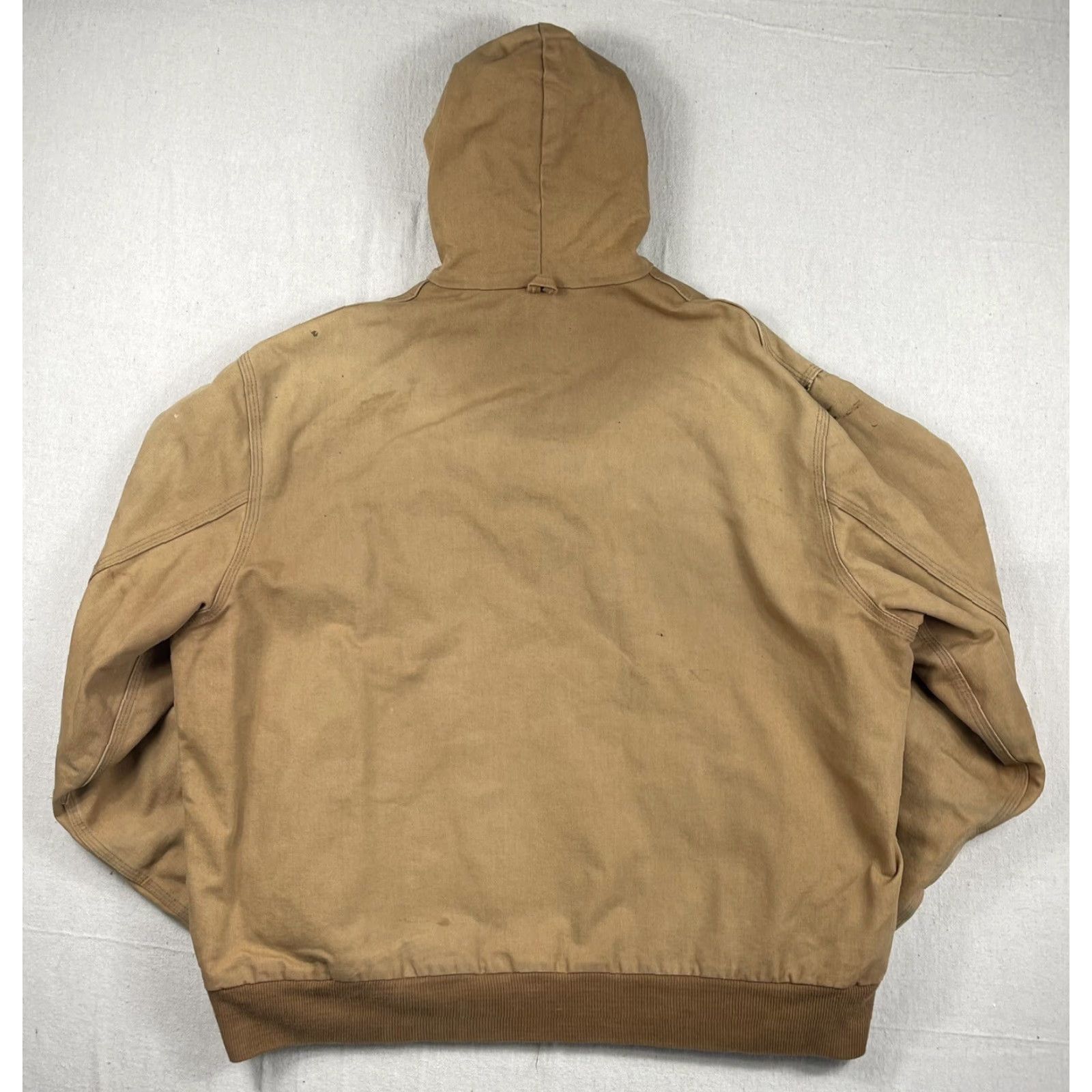 Carhartt VINTAGE Carhartt Jacket 2XL Bomber Jacket Brown Flannel Lined 90s Workwear Mens Size US XXL / EU 58 / 5 - 4 Thumbnail