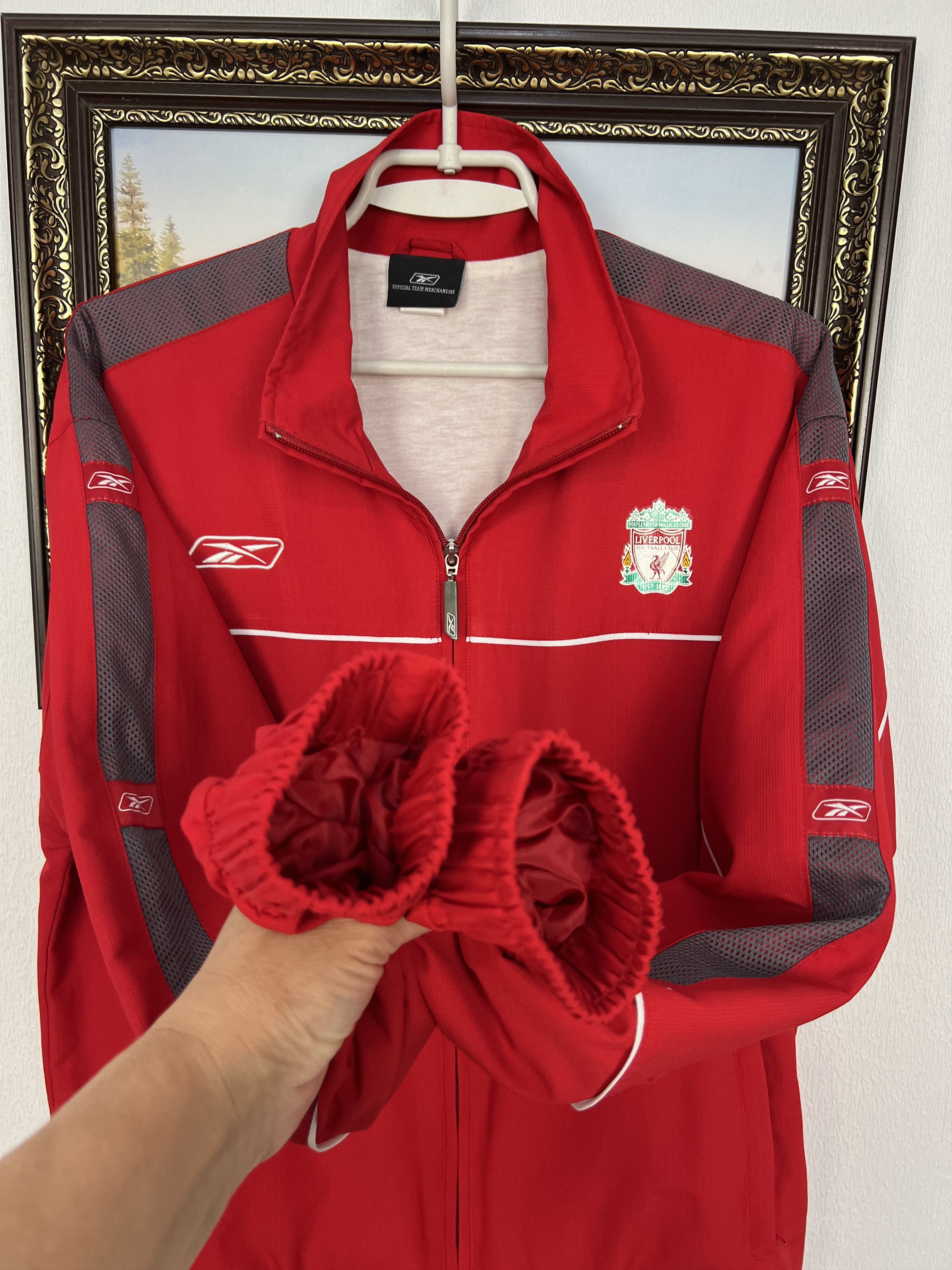Reebok Vintage Reebok Liverpool Football Train Jacket Soccer Track Size US M / EU 48-50 / 2 - 6 Thumbnail