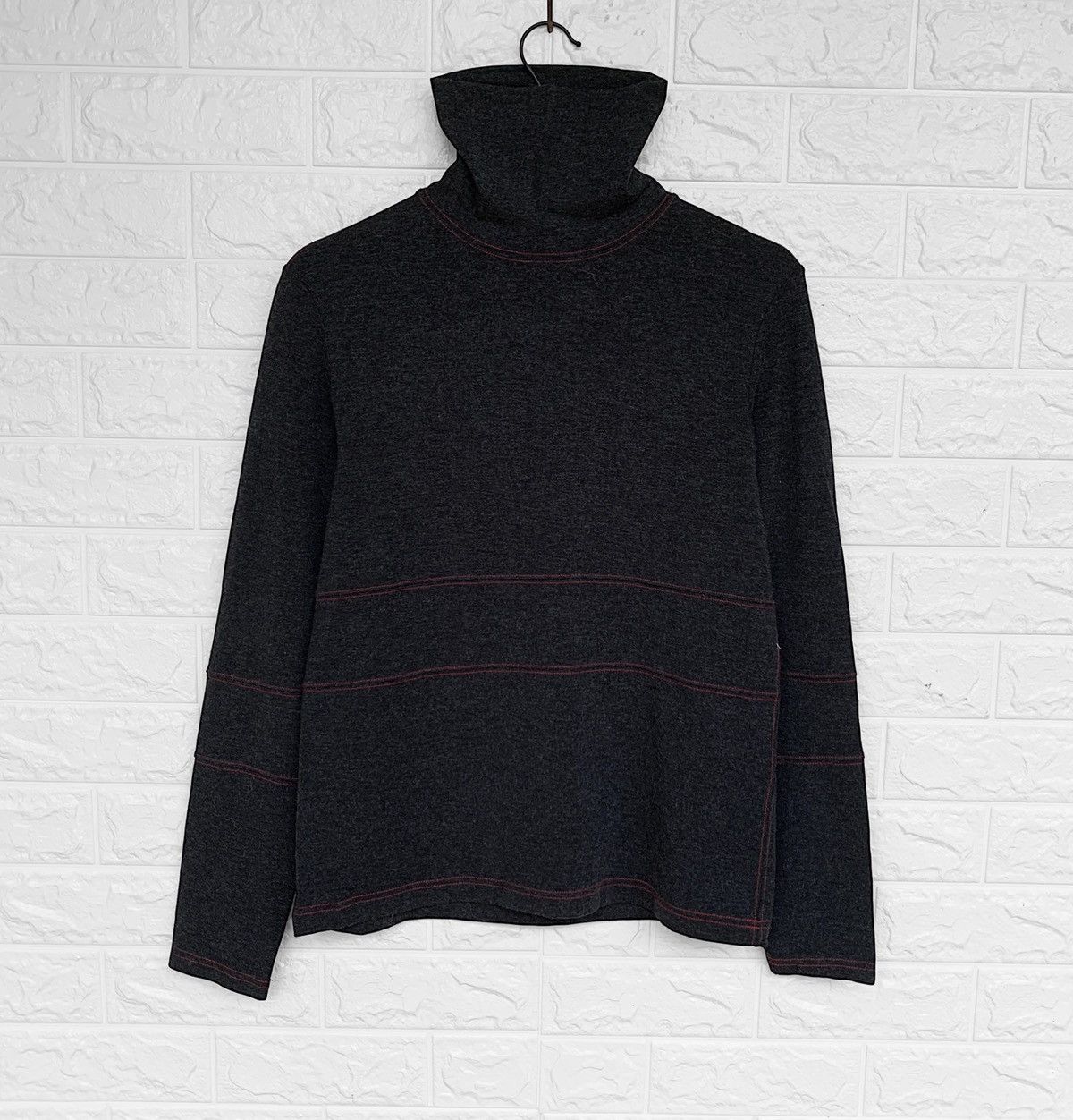 Issey Miyake Issey Miyake Heart Haat Turtleneck Stretch LongSleeve Size US S / EU 44-46 / 1 - 2 Thumbnail