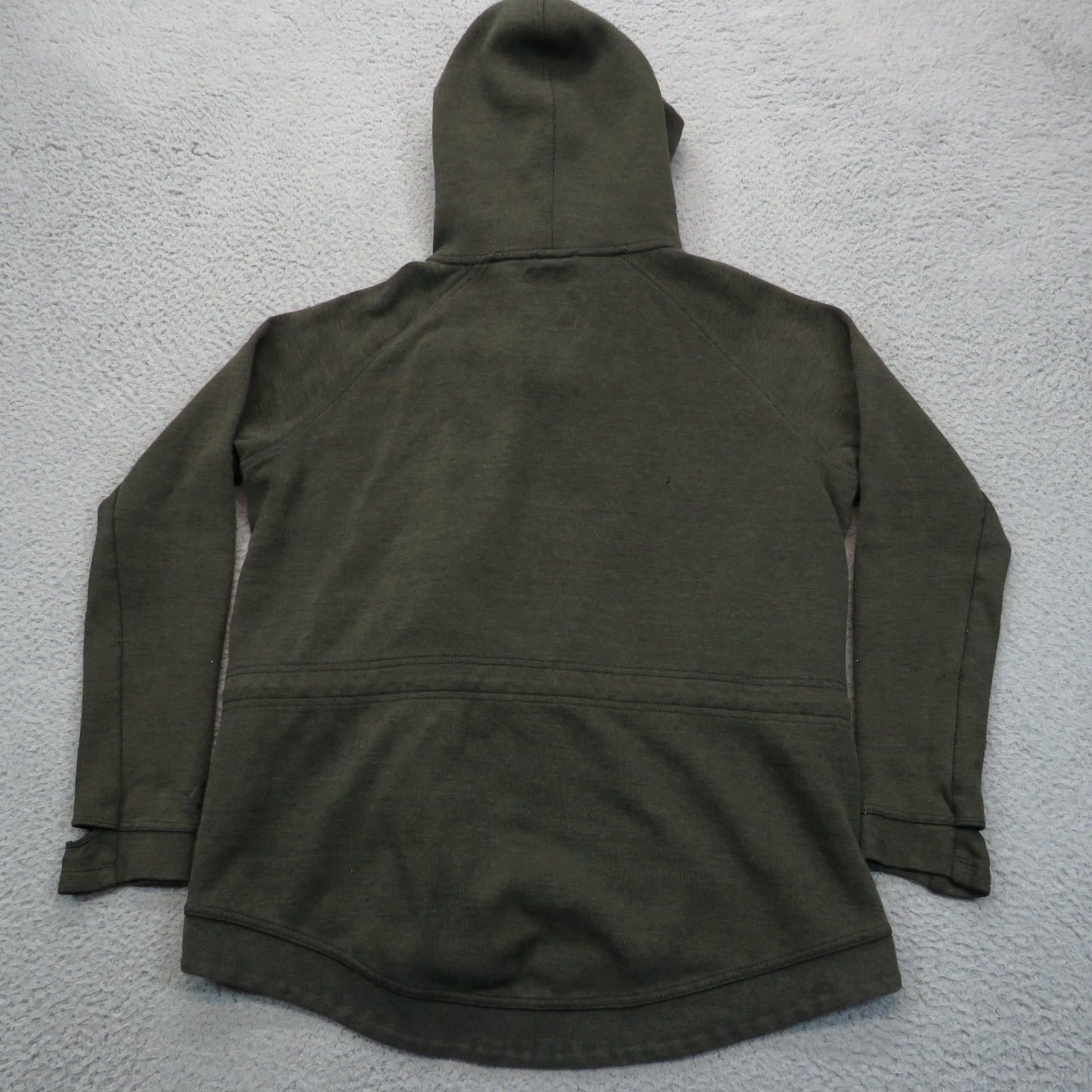 Nike Nike Hoodie Womens M Green Tech Fleece Cape Full Zip Sweatshirt Sportswear Size M / US 6-8 / IT 42-44 - 2 Thumbnail