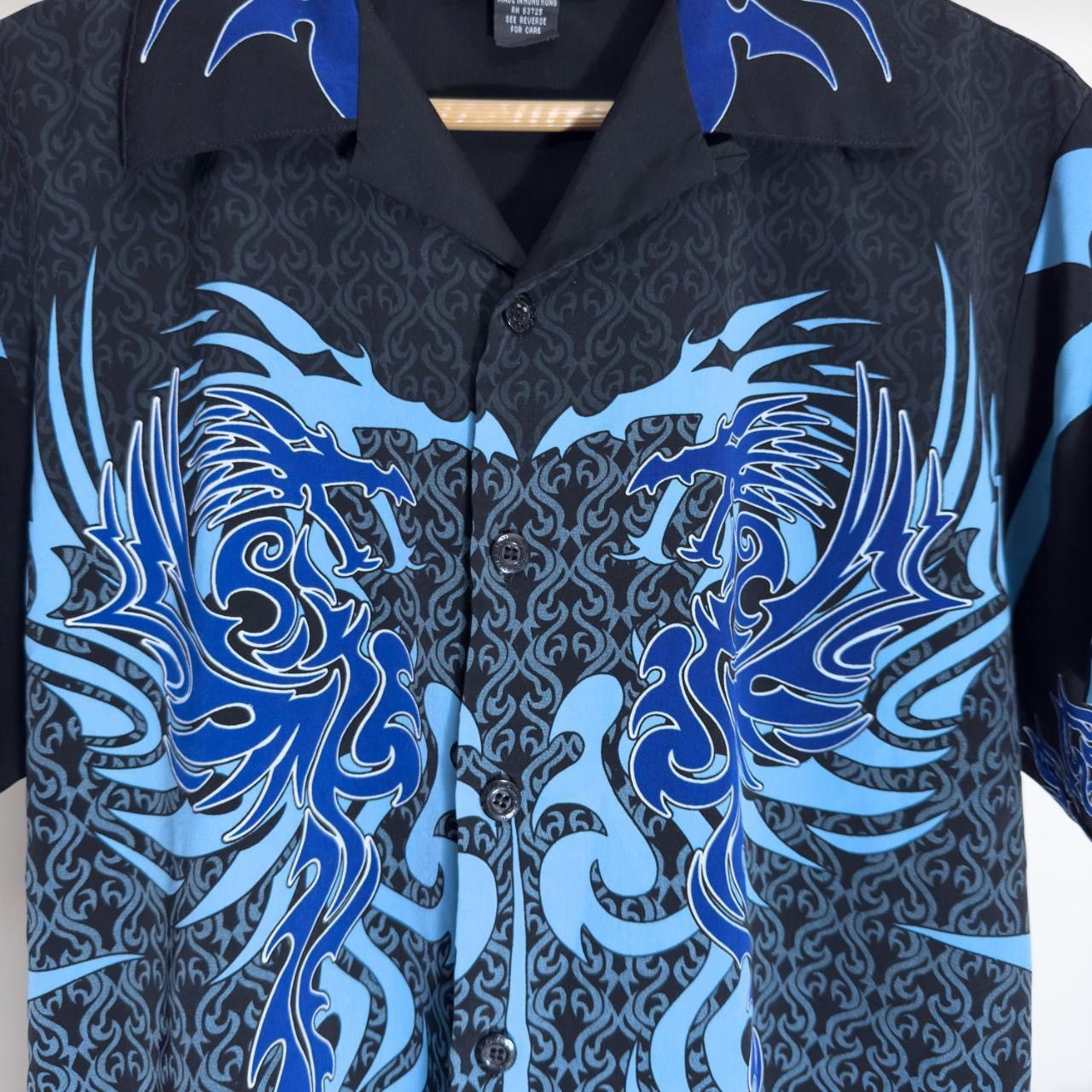Other Y2k Sapphire Lounge grunge dragon button up Size US S / EU 44-46 / 1 - 3 Thumbnail