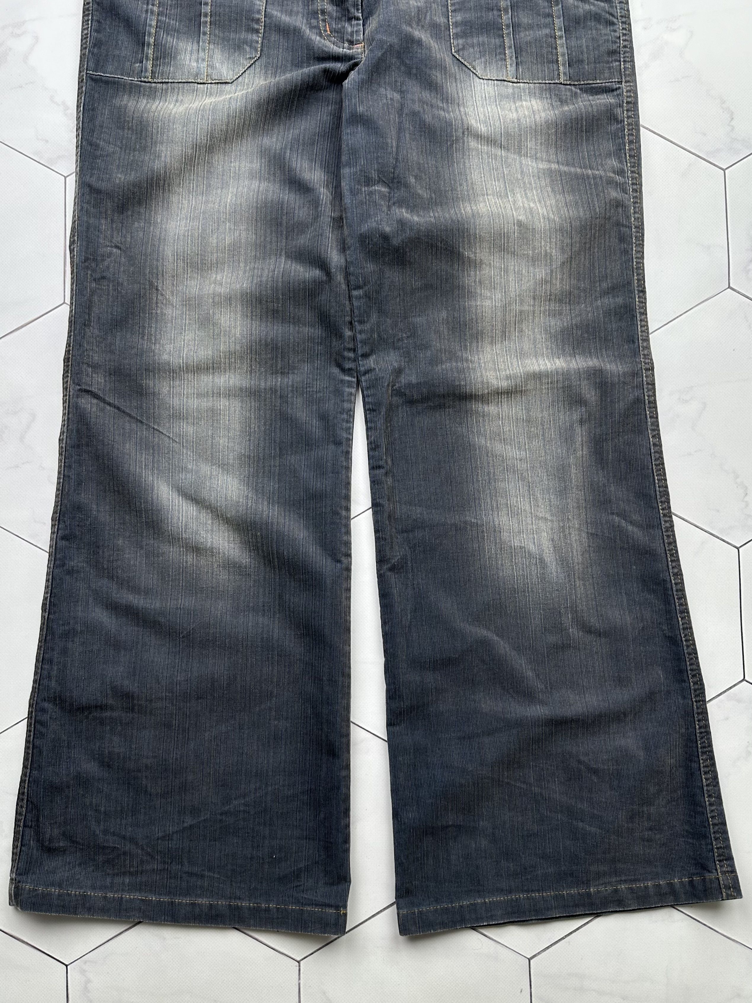 Japanese Brand Vintage Baggy Flare Faded Pants E2 Size US 30 / EU 46 - 3 Thumbnail