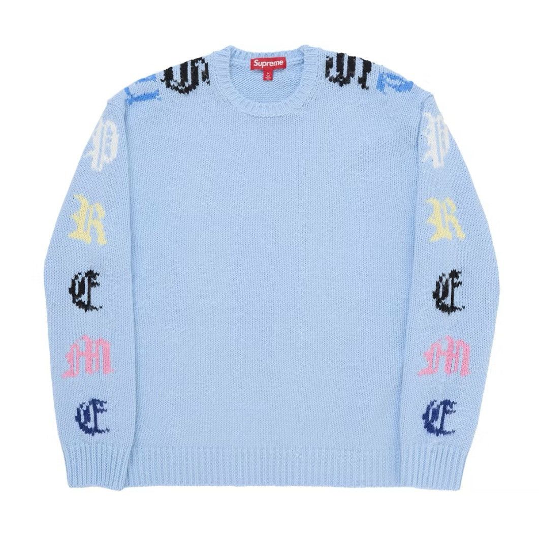 Supreme Supreme Umbro Zip Up Sweater - Light Blue - XXL - DS | Grailed