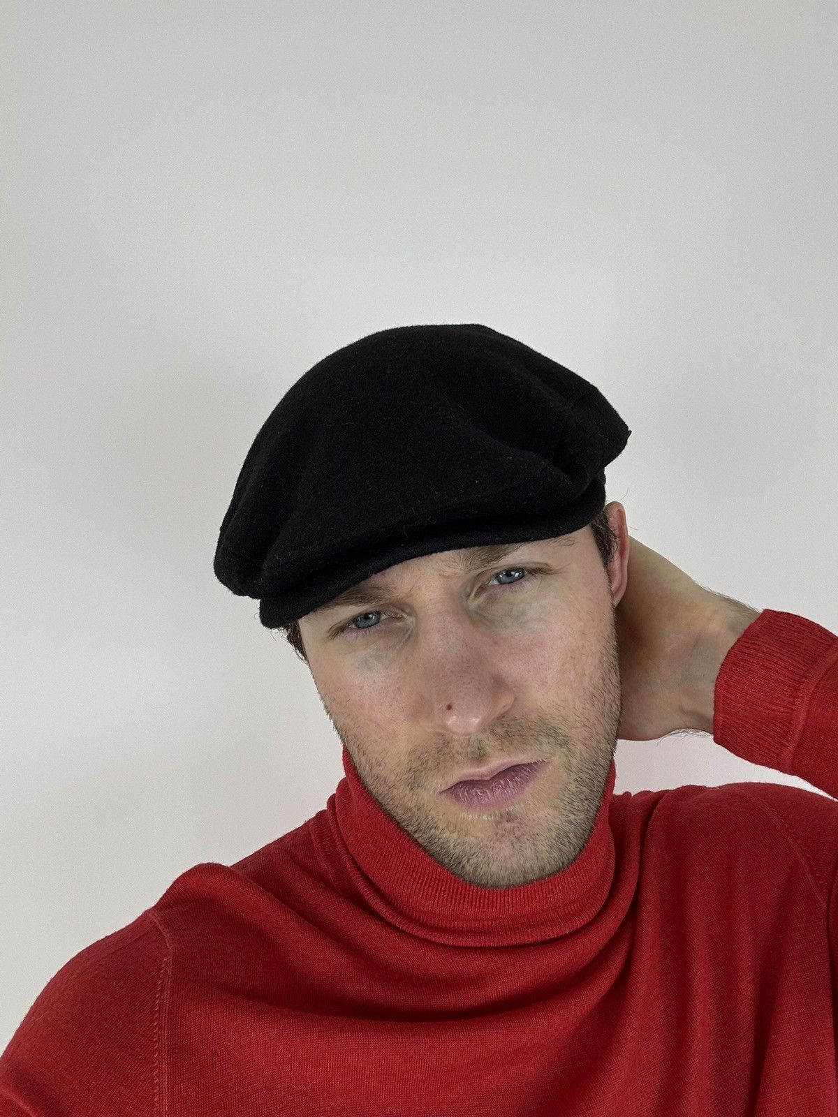 Bugatti × Designer × Vintage Bugatti Flat Cap Wool Hat Windstopper Windproof Size 56-58 Size ONE SIZE - 4 Thumbnail