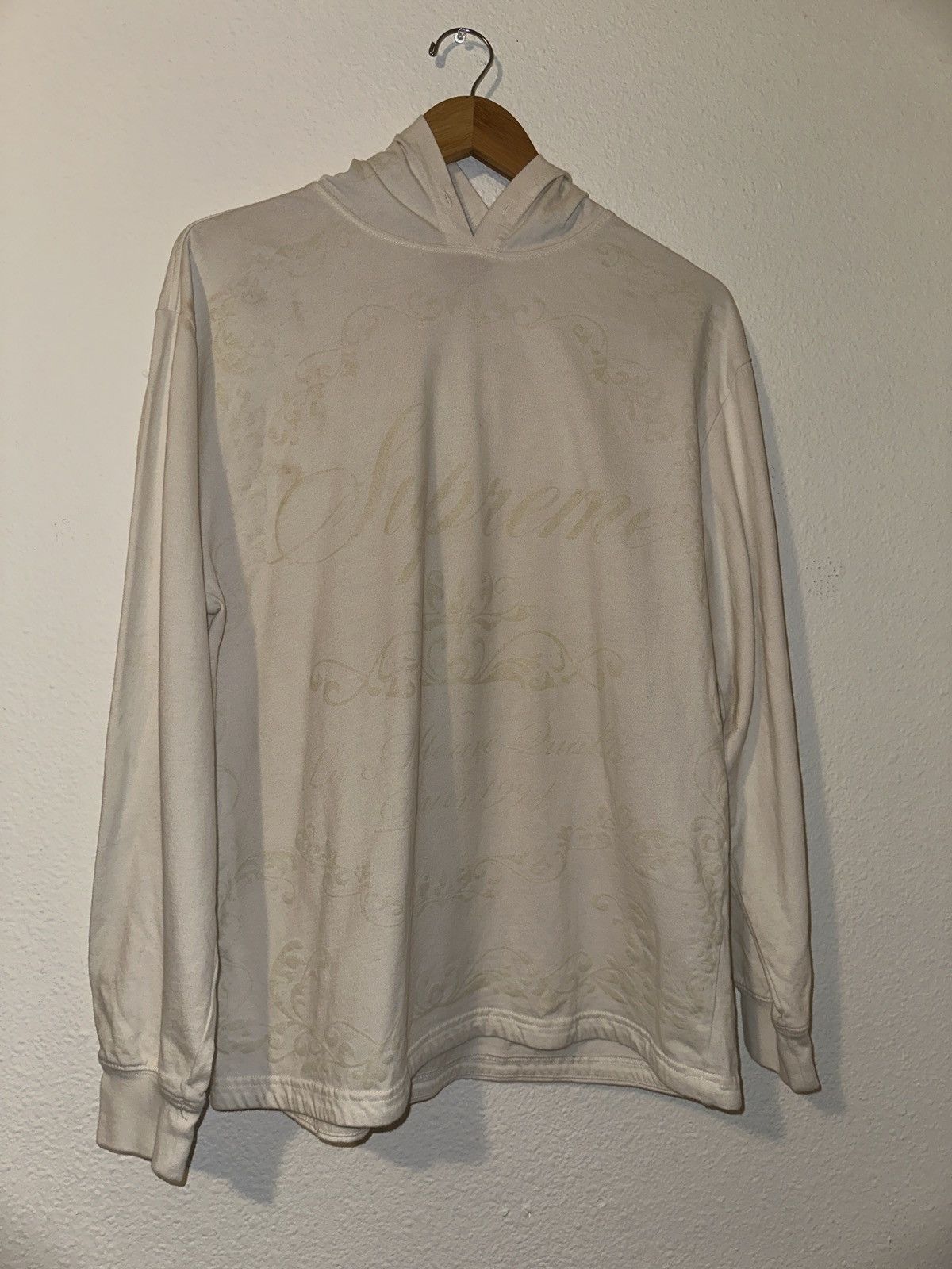 Supreme Supreme Light Long-Sleeve Hoodie (Monochrome) Size US S / EU 44-46 / 1 - 1 Thumbnail