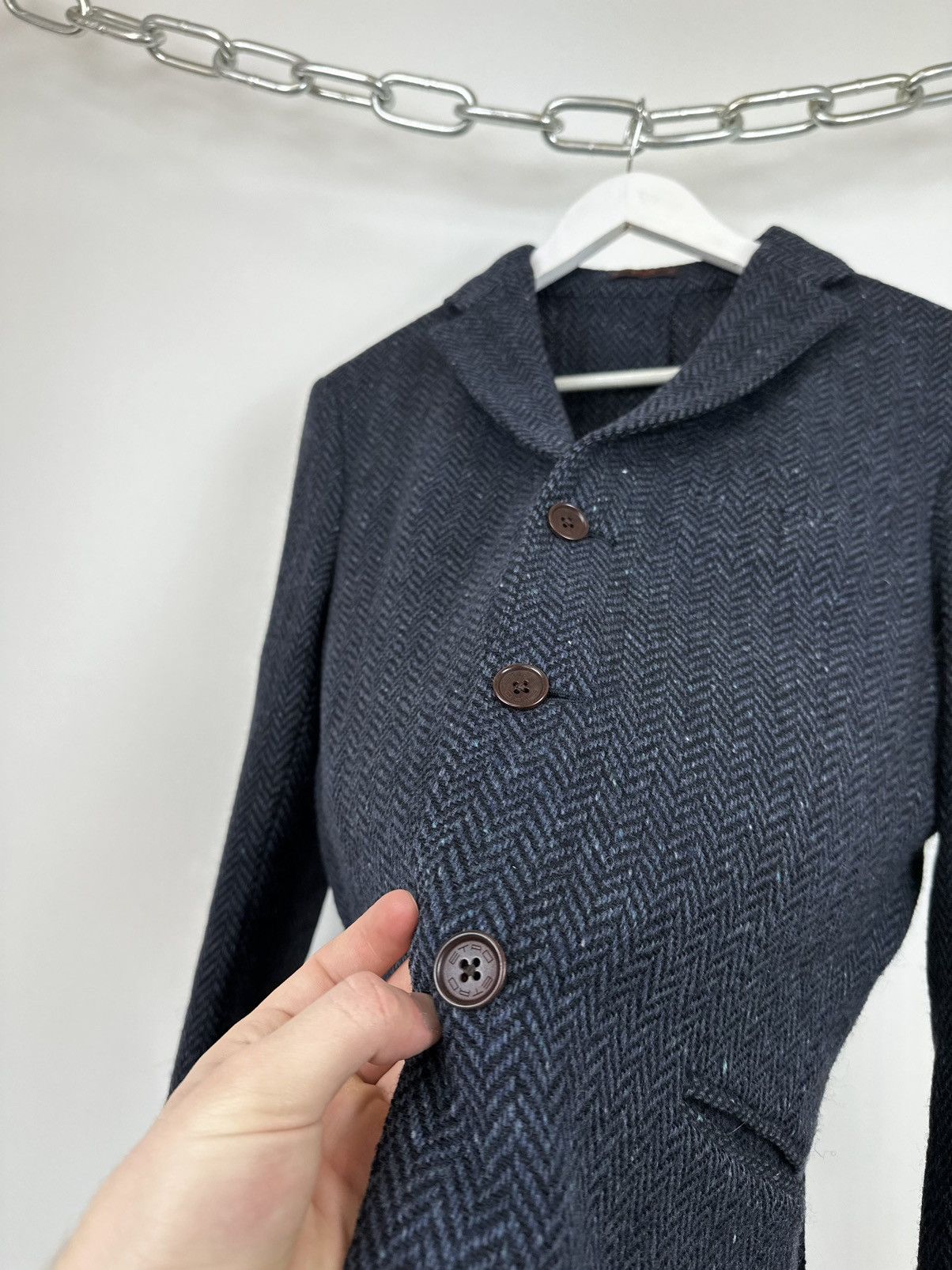 Etro Vintage Etro 3-Button Luxury Designer Wool Blazer Jacket Size 42R - 6 Thumbnail