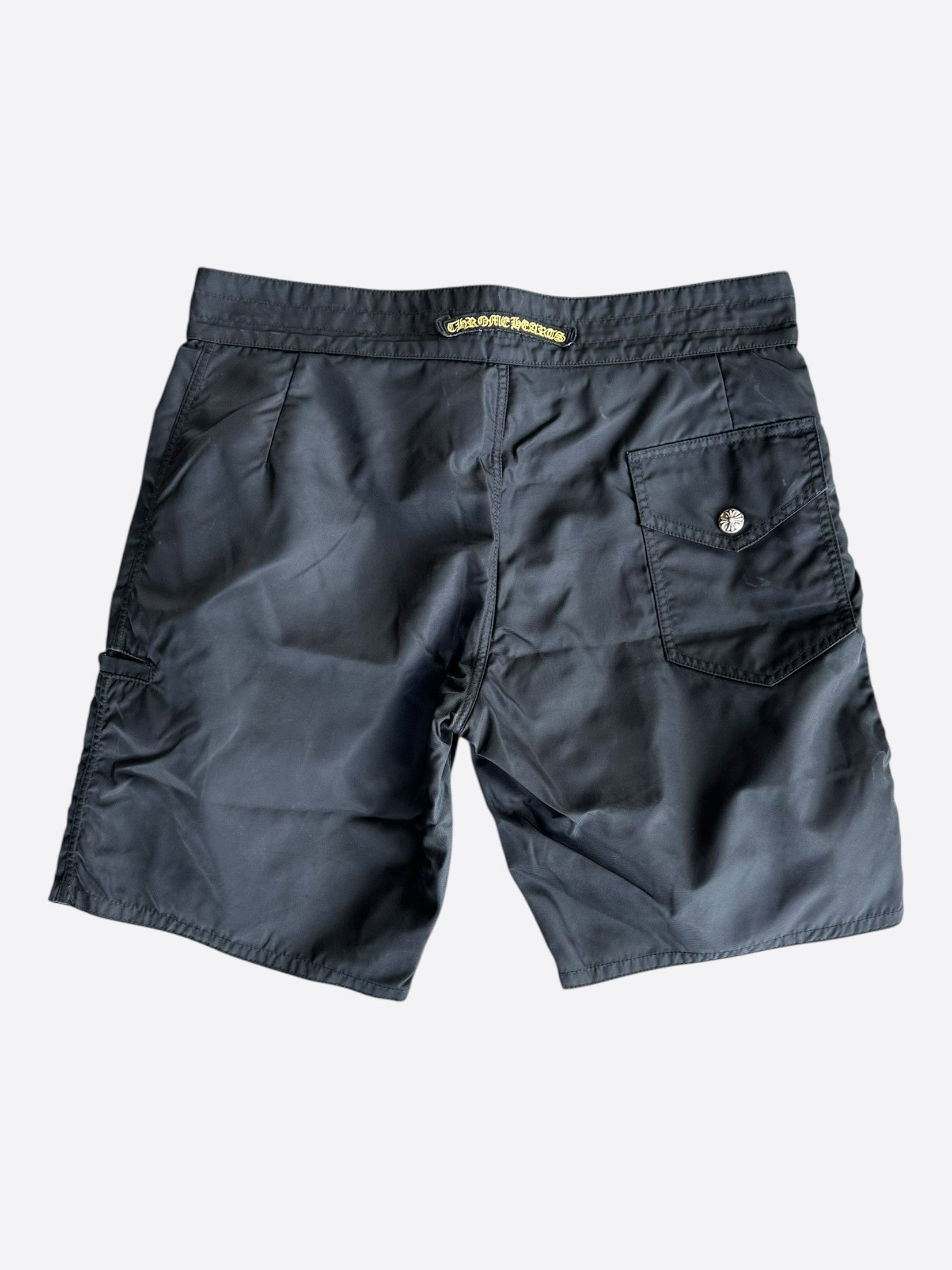 Chrome Hearts Chrome Hearts Black & Yellow Patch Swimshorts Size US 32 / EU 48 - 2 Thumbnail