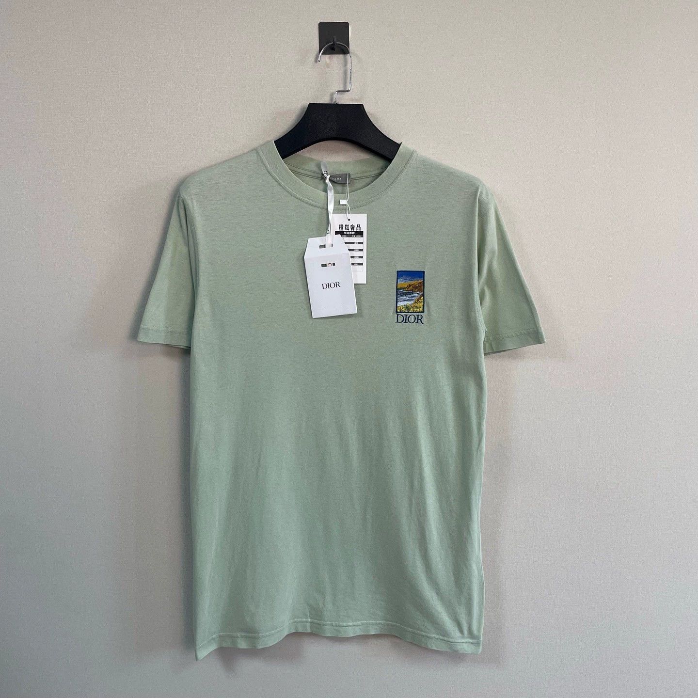 Dior dior landscape embroidery short sleeve t-shirt Size XS / US 0-2 / IT 36-38 - 1 Thumbnail