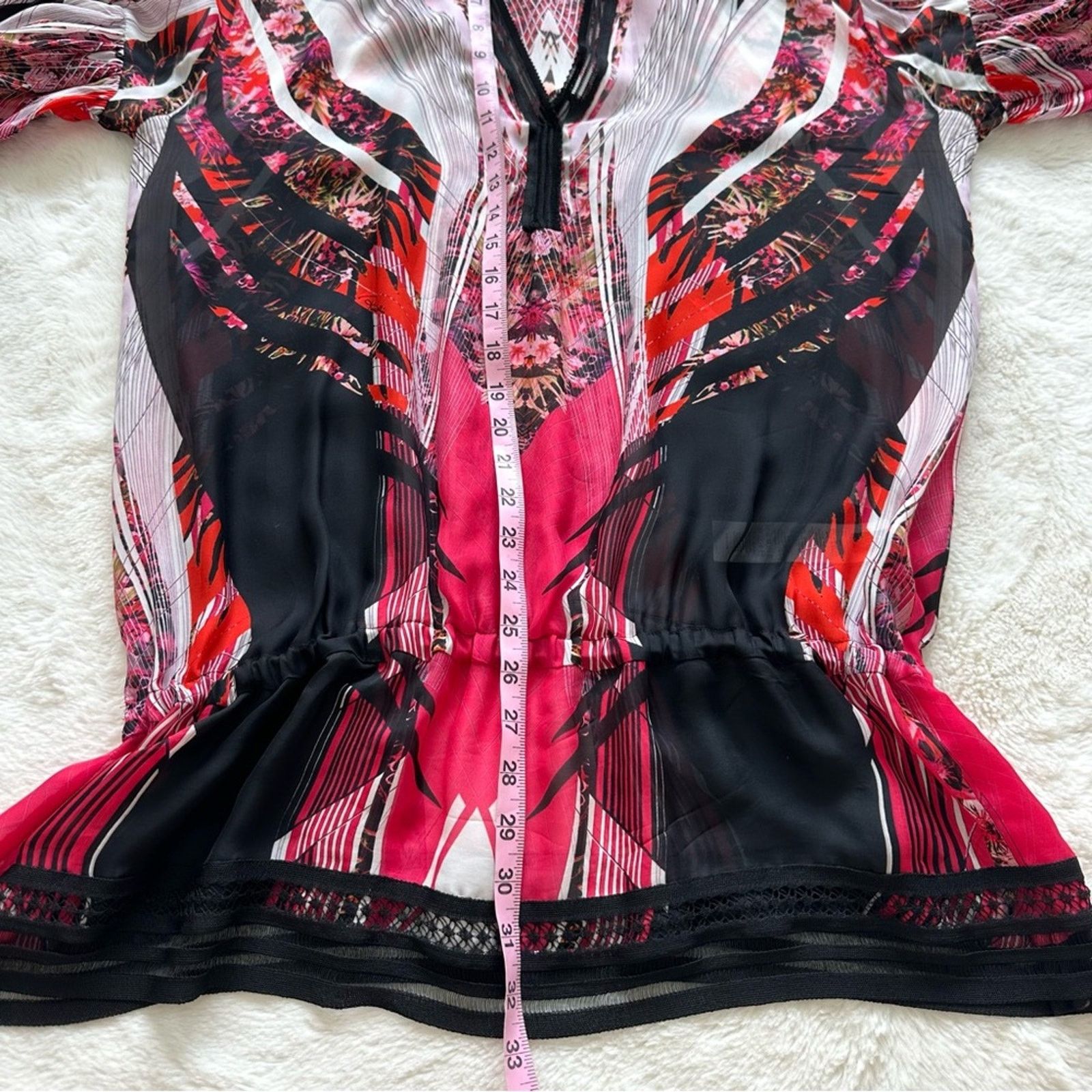Roberto Cavalli Roberto Cavalli silk blouse size 46IT or 10 US Authentic Size L / US 10 / IT 46 - 9 Thumbnail