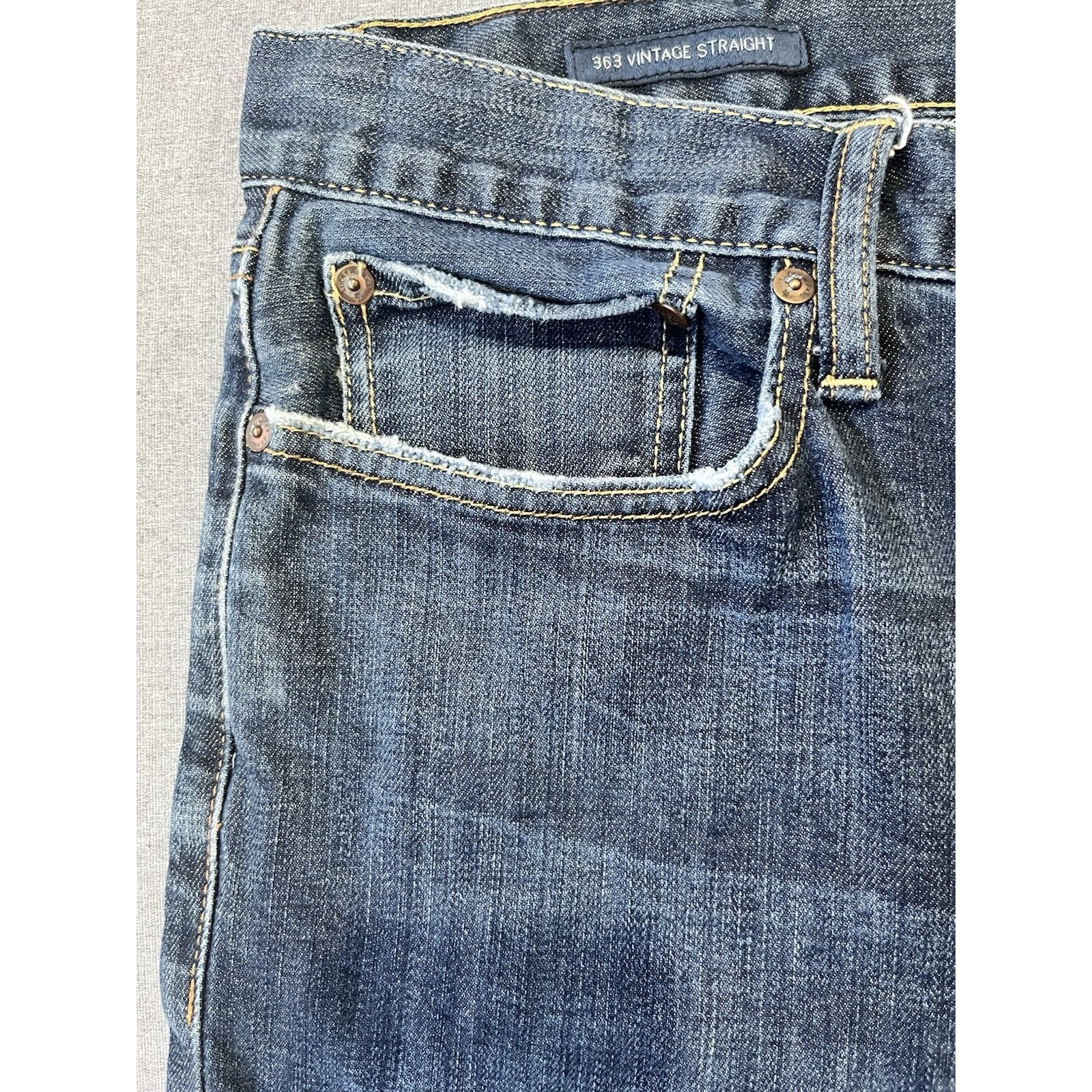 Lucky Brand Lucky Brand Jeans Men 40x32 Blue Medium Wash Cotton Stretch Size US 40 / EU 56 - 6 Thumbnail