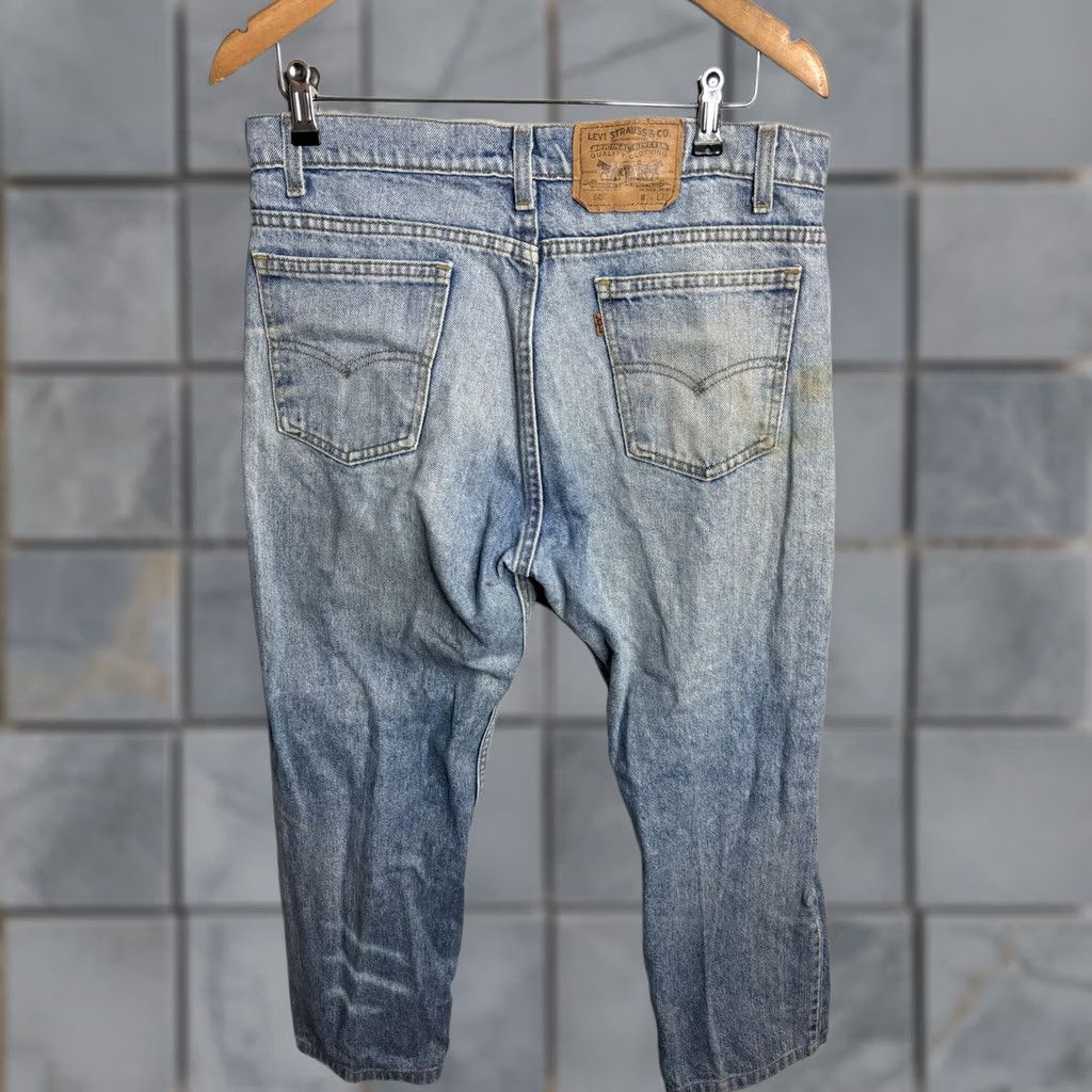 Levi's VINTAGE Levi's 501 Jeans Mens Jeans Straight Light Blue Wash Denim Button Fly Red Tab 30x32 Mens Size US 30 / EU 46 - 1 Thumbnail