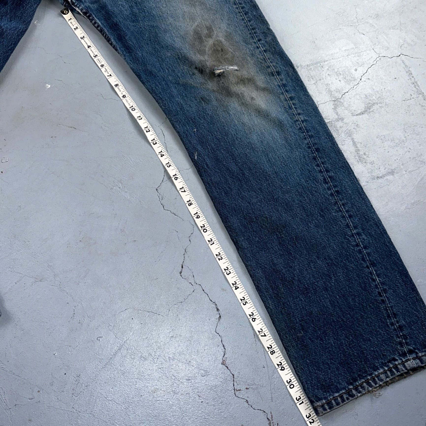 Levi's VINTAGE Levi's 501 Jeans 90s USA Light Blue Denim Straight 38x34 Regular Men Size US 38 / EU 54 - 5 Thumbnail