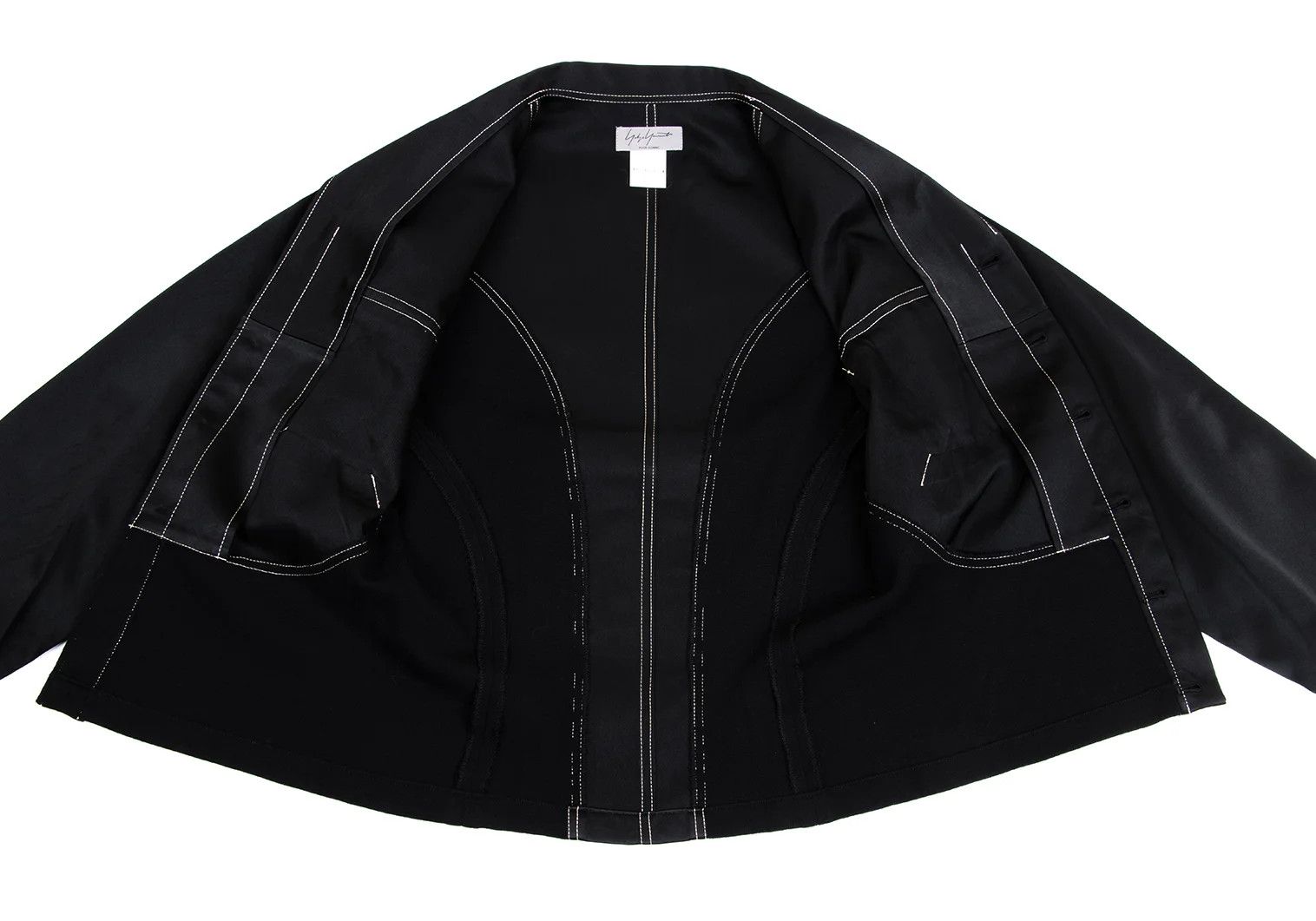 Yohji Yamamoto Yohji Yamamoto Multi-Material Glossy Pocket Jacket Size US M / EU 48-50 / 2 - 10 Thumbnail