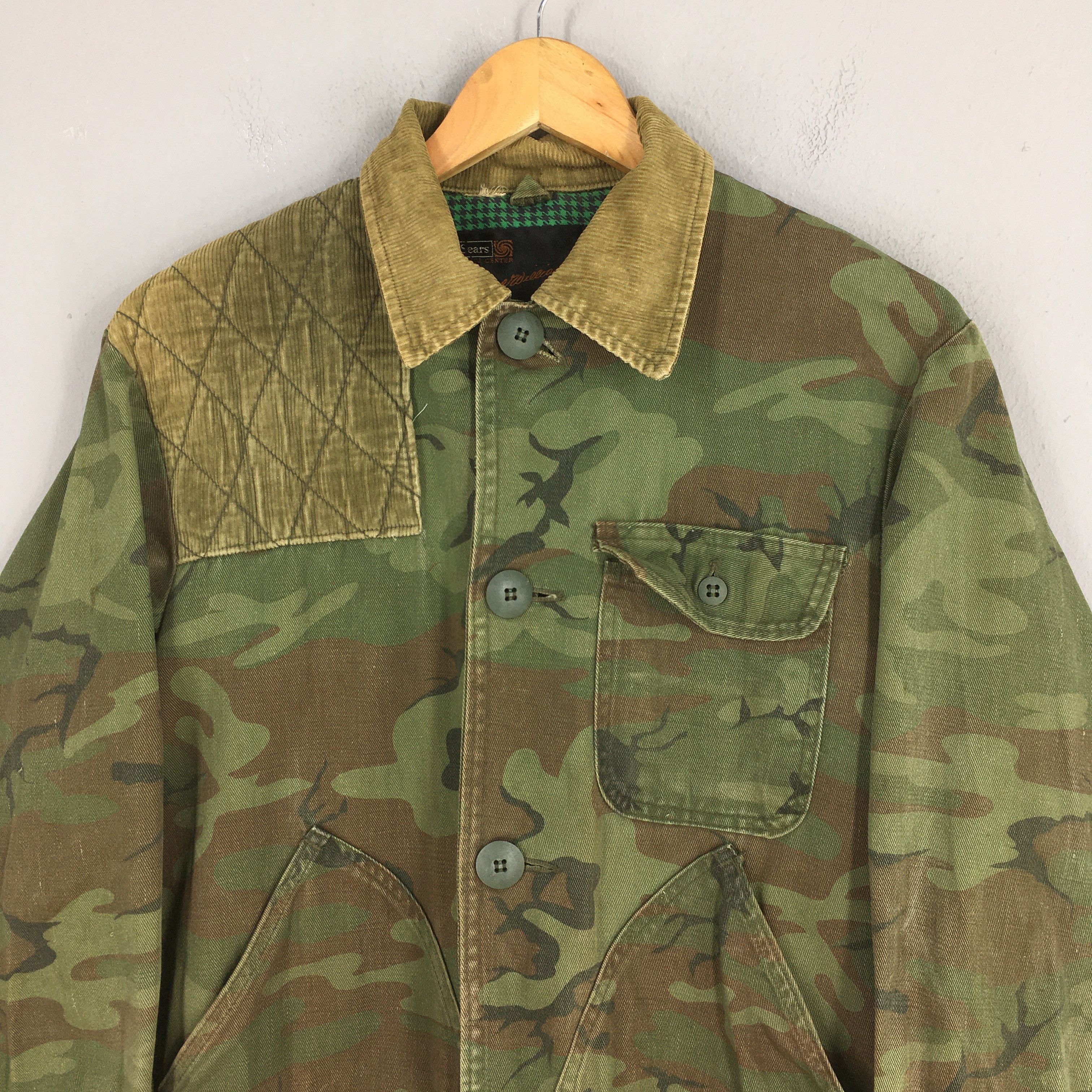 Sears Vintage 70's Sears Roebuck Hunting Camo Chore Jacket L Size US L / EU 52-54 / 3 - 2 Thumbnail