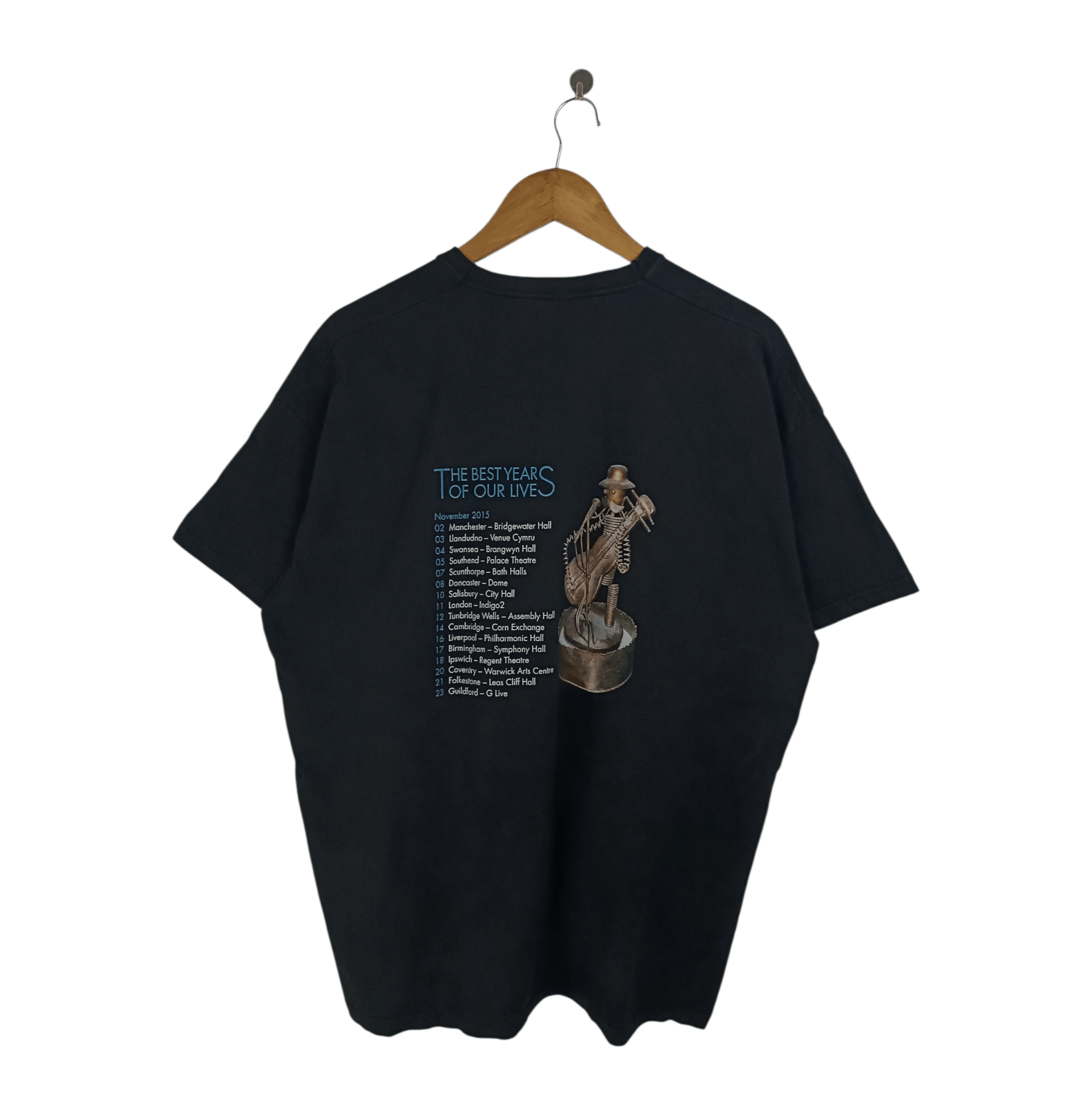 Band Tees VINTAGE 2015 STEVE HARLEY & COCKNEY REBELS TOUR iggy slade Size US XXL / EU 58 / 5 - 2 Thumbnail