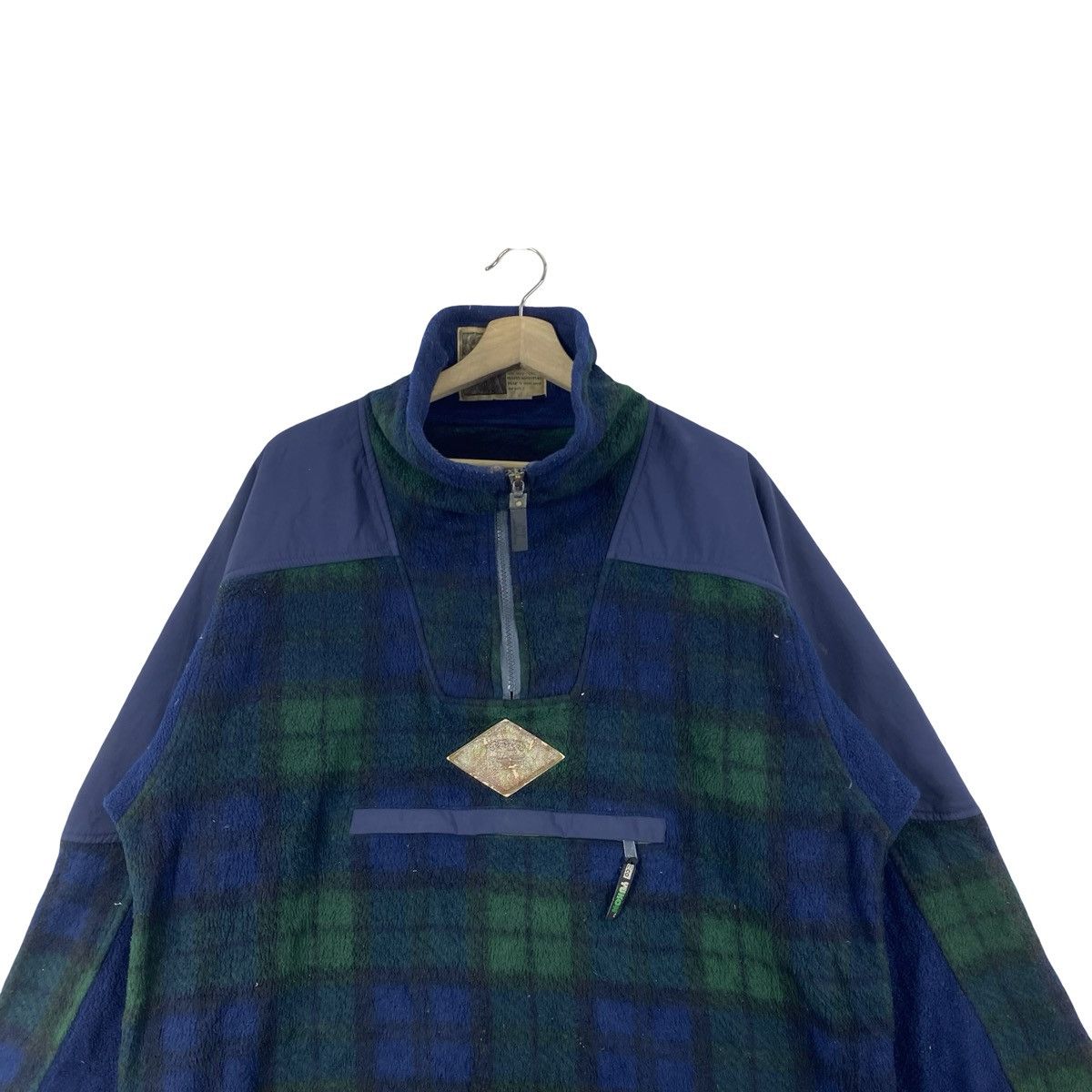 Camel Vintage CAMEL TROPHY ADVENTURE Wear Blackwatch Plaid Fleece Size US L / EU 52-54 / 3 - 2 Thumbnail