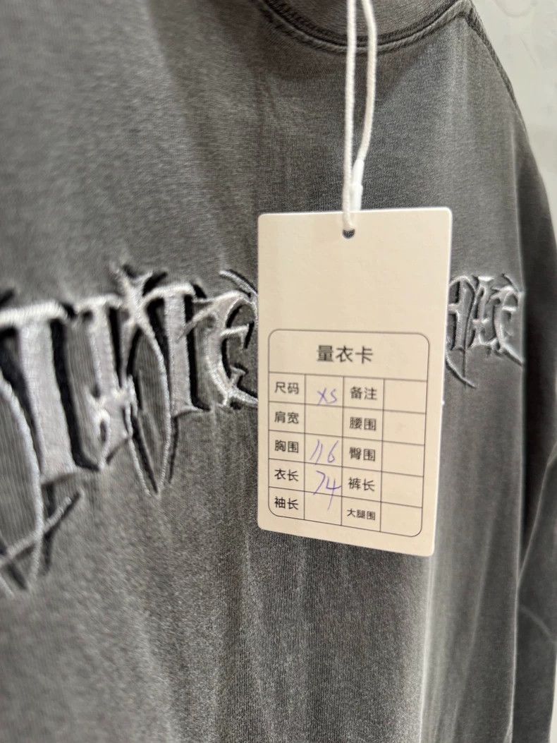Balenciaga Balenciaga Charcoal back embroidered monogram short sleeve Size US XS / EU 42 / 0 - 2 Thumbnail