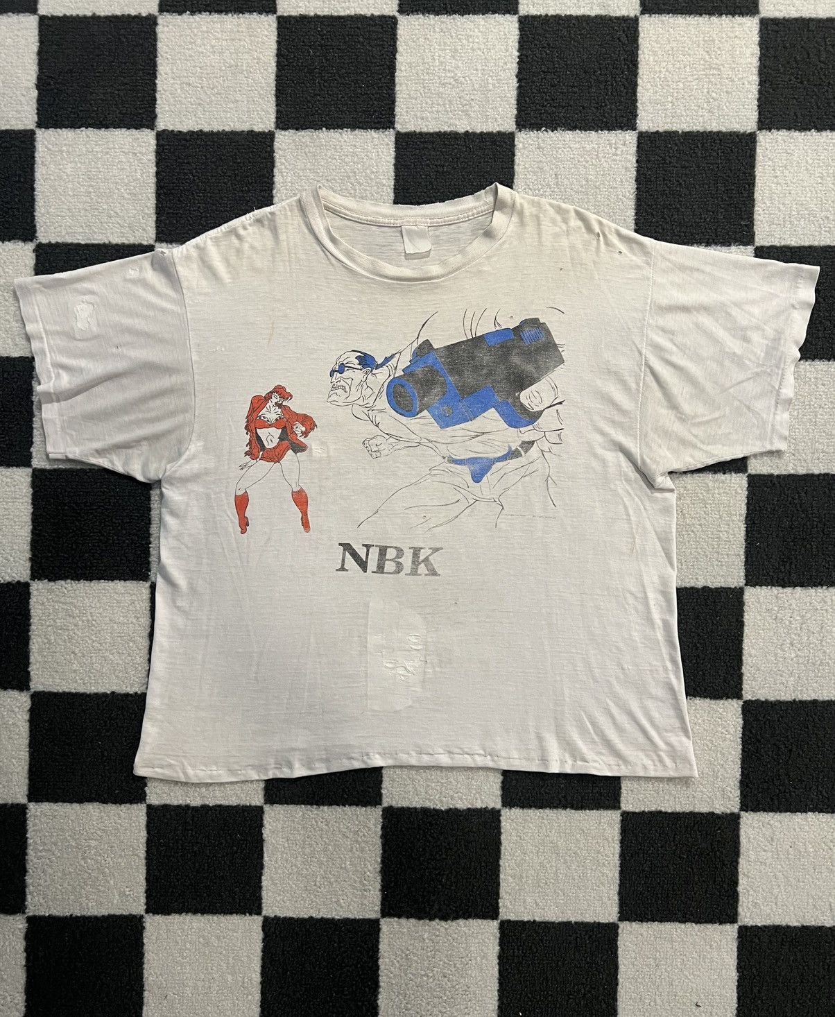 Vintage Vintage 1994 Natural Born Killers Warner Bros Tee Size US L / EU 52-54 / 3 - 1 Thumbnail
