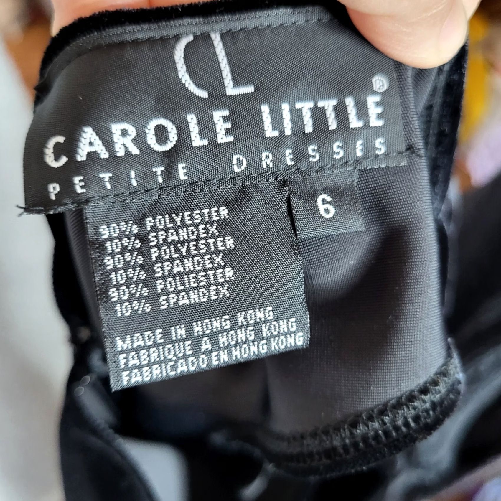 Vintage VINTAGE Carole Little Dresses Black Velvet Dress Size 6 NEW Womens A-Line Ball Gown"} Size M / US 6-8 / IT 42-44 - 7 Thumbnail