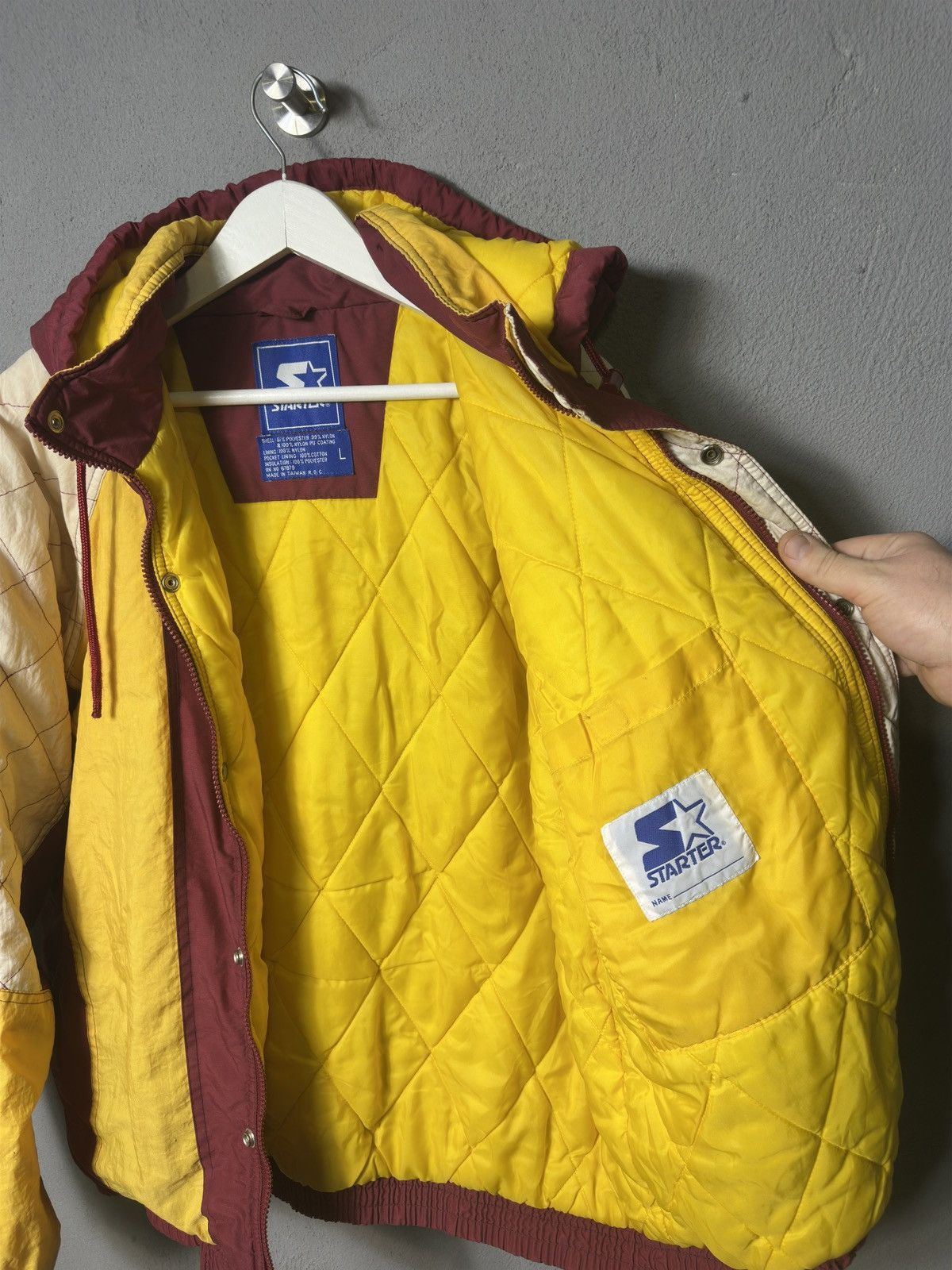NFL × Starter × Vintage Vtg Men's Starter Florida State Seminoles FSU Full ZipPuffer Size US L / EU 52-54 / 3 - 10 Thumbnail