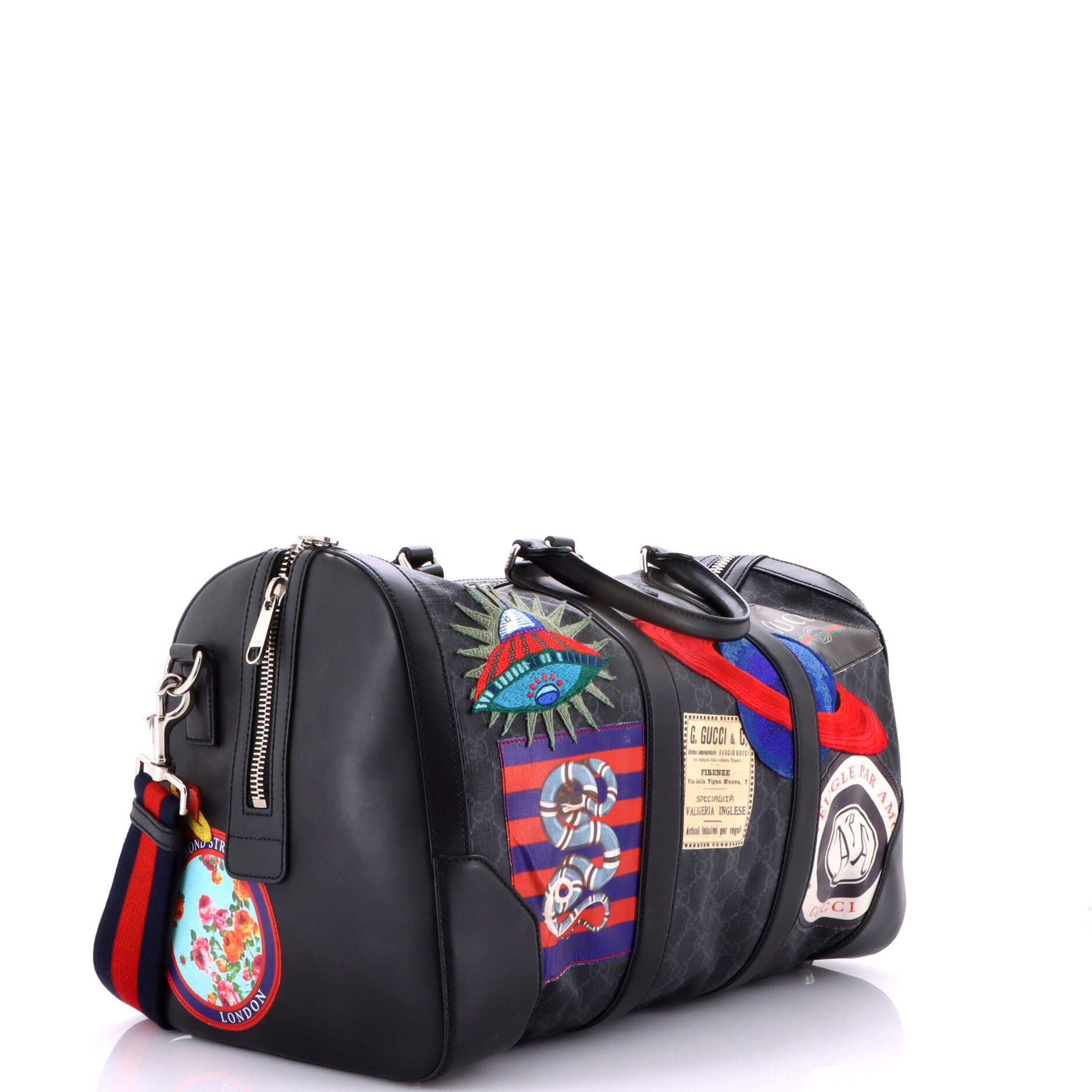 Gucci Night Courrier Carry On Convertible Duffle GG Coated Canvas Size ONE SIZE - 1 Thumbnail