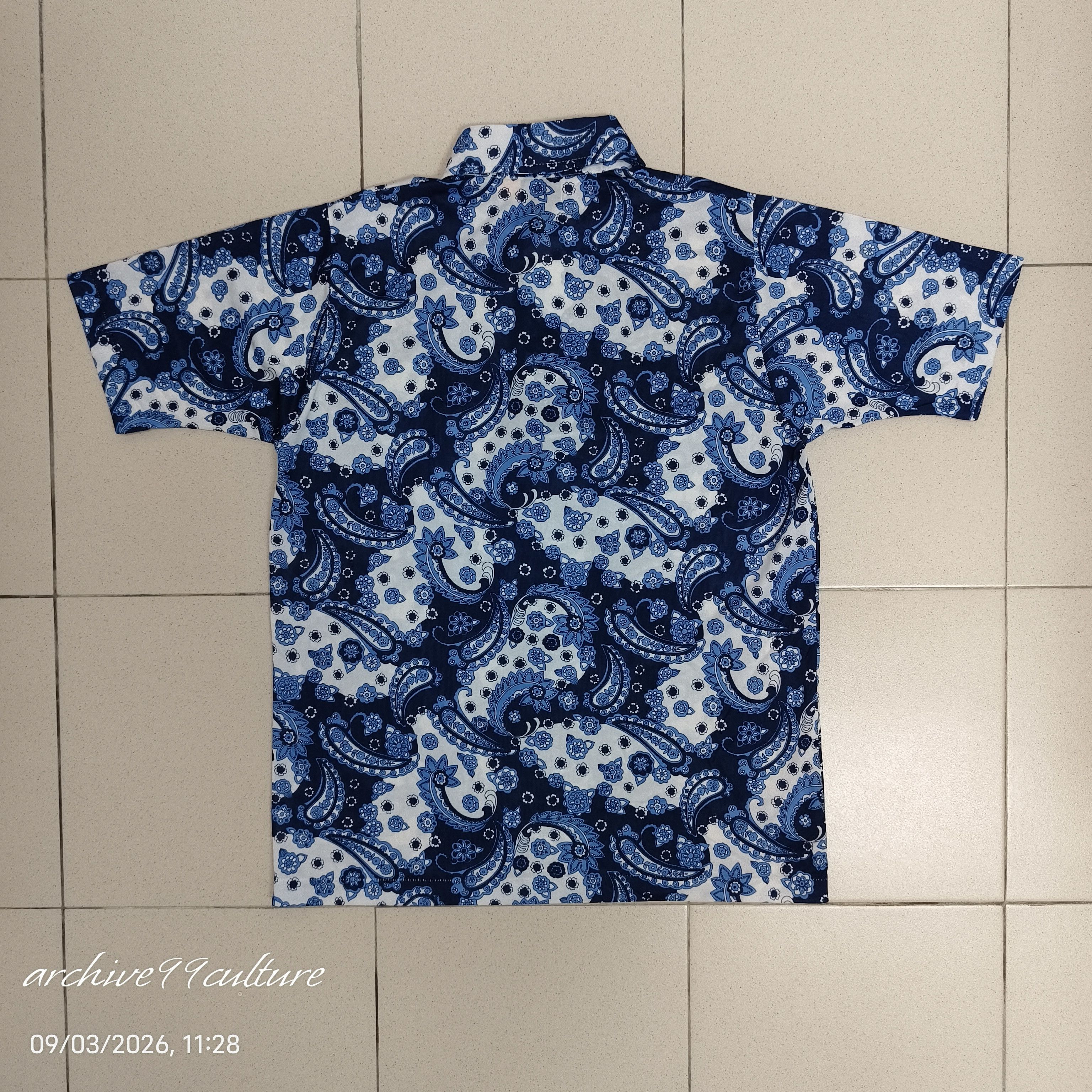 Grand Slam Vintage 70s Grand Slam Munsingwear Paisley Shirt USA Size US M / EU 48-50 / 2 - 2 Thumbnail