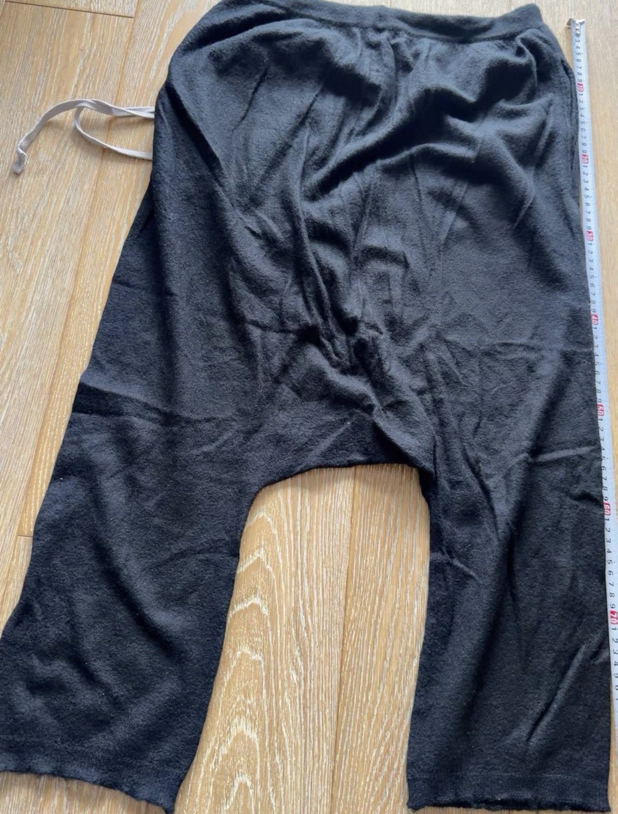 Rick Owens Rick Owens cashmere drop-crotch pants Size US 30 / EU 46 - 2 Thumbnail
