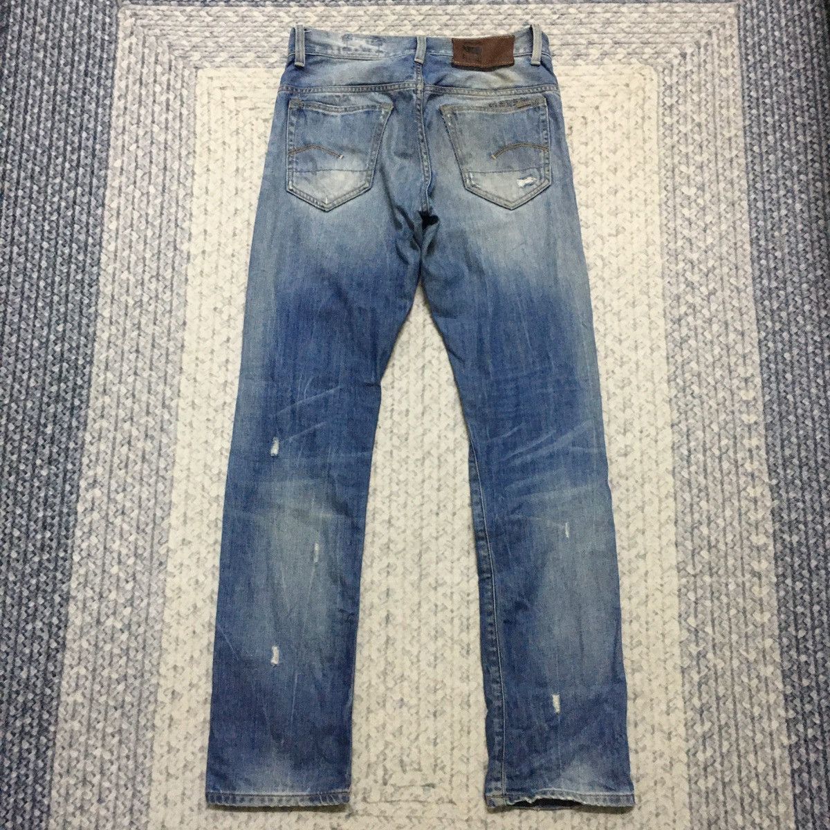 G-Star Distressed 3301 Raw Denim By G-Star Size US 29 - 6 Thumbnail