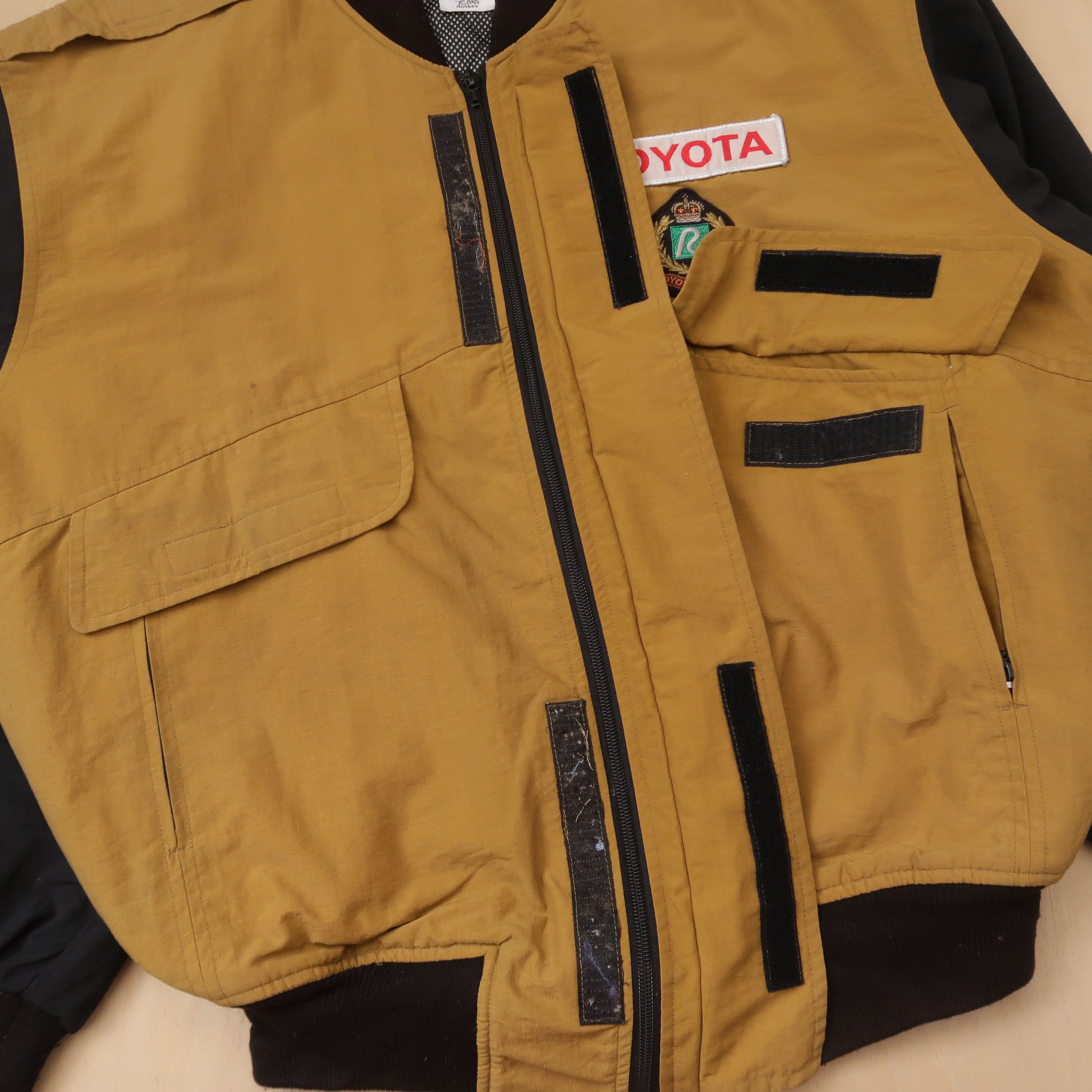 Japanese Brand Vintage 90s Toyota TRD Techno Bomber Jacket Big Logo Size US L / EU 52-54 / 3 - 9 Thumbnail
