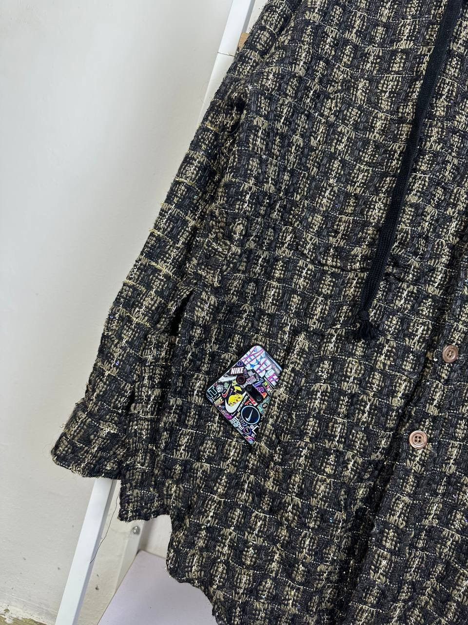 Faith Connexion Faith Connexion Tweed Oversize Hooded Shirt (PIT 22.5) Size S / US 4 / IT 40 - 4 Thumbnail