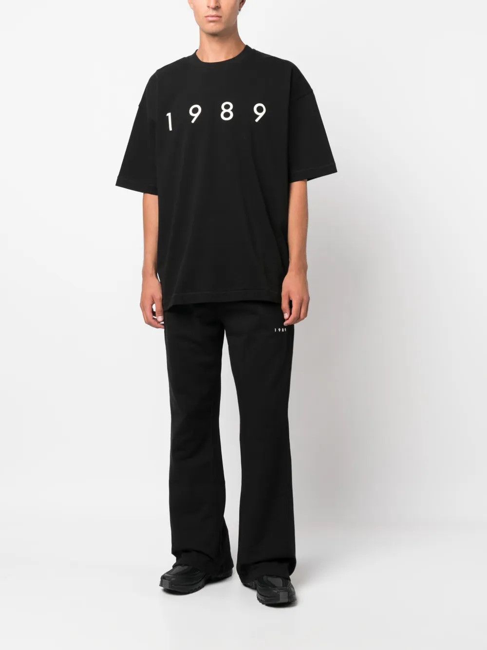 1989 STUDIO o1y0525 Logo Jogger & Sweatpant in Black Size US 34 / EU 50 - 5 Thumbnail