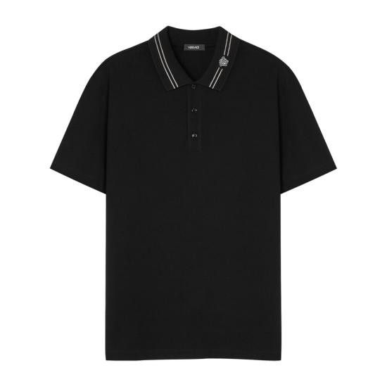 Versace VERSACE Men Polo Shirts 1A13463 1013906 1B000 BLACK Size US M / EU 48-50 / 2 - 1 Thumbnail